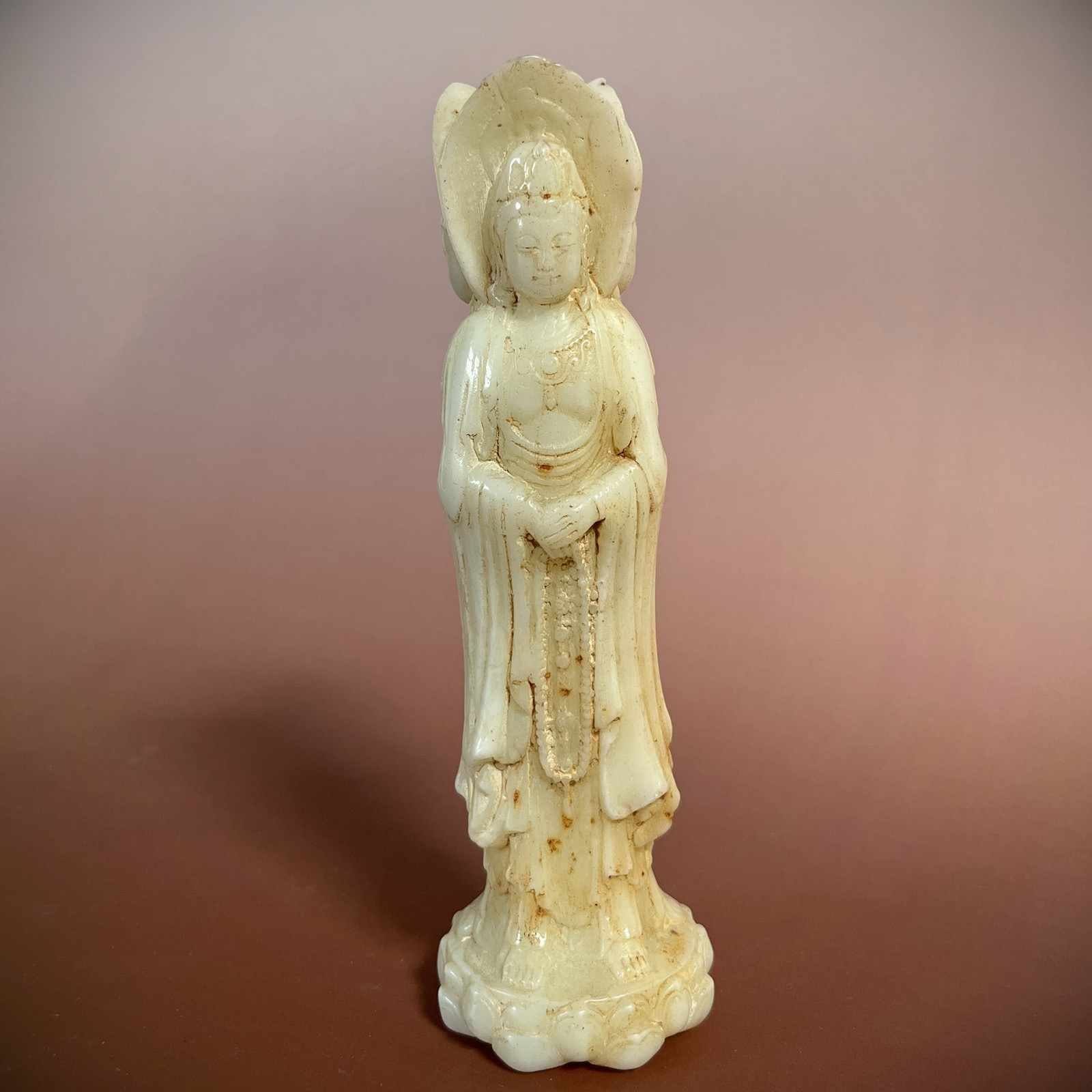 China Asien Jade Nanshan LifeStyle Guanyin Buddhafigur Figur Buddha