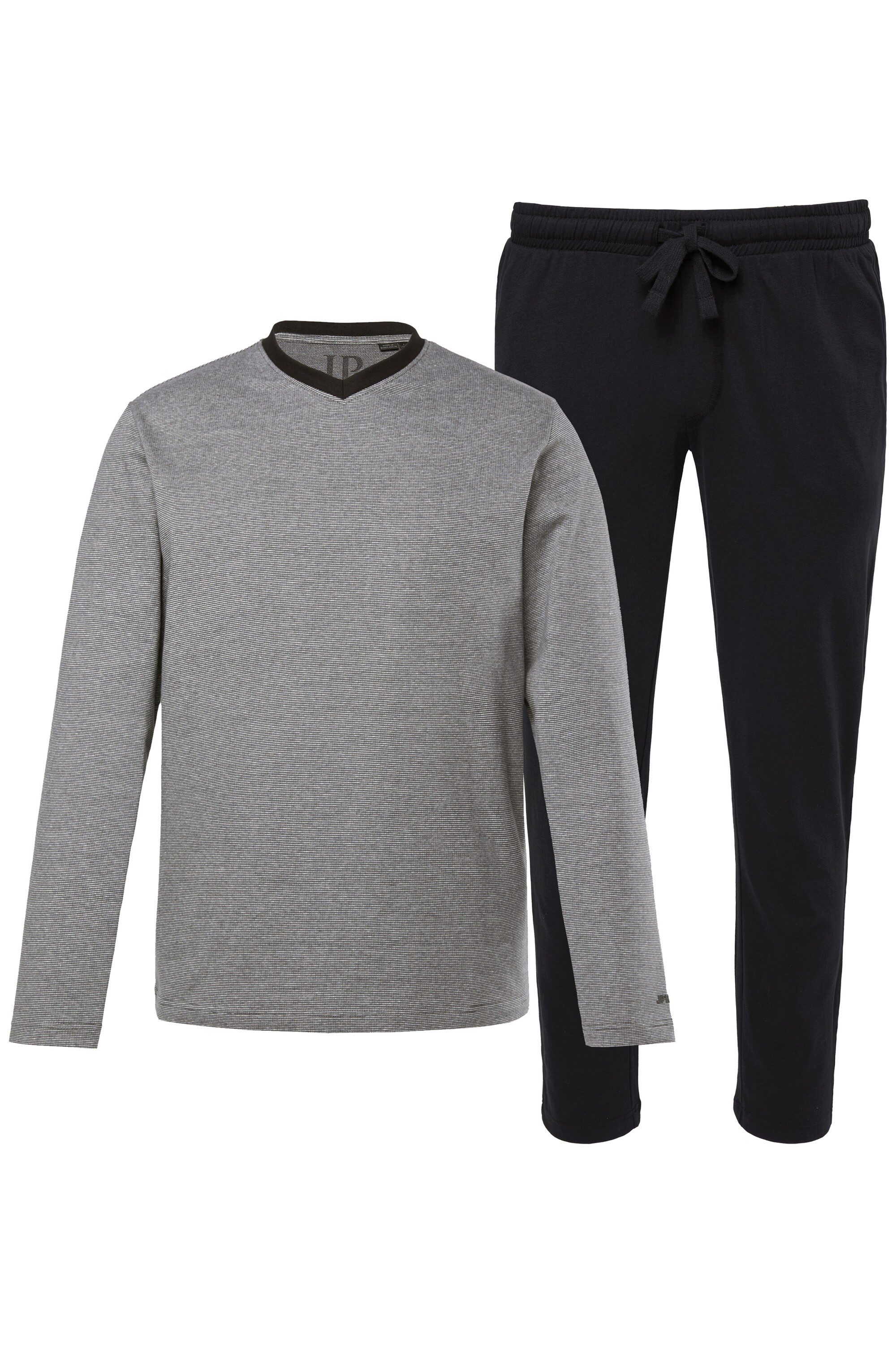 JP1880 Schlafanzug Schlafanzug Homewear Zweiteiler Kontrastdetails günstig online kaufen