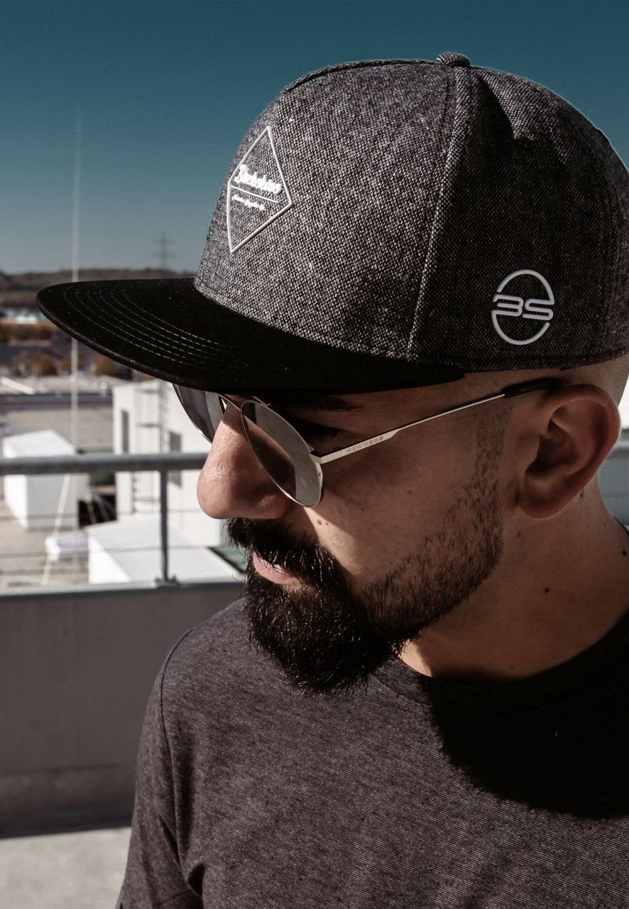 Blackskies Snapback Cap Ancient Gods Snapback Cap Anubis - Schwarz-Grau