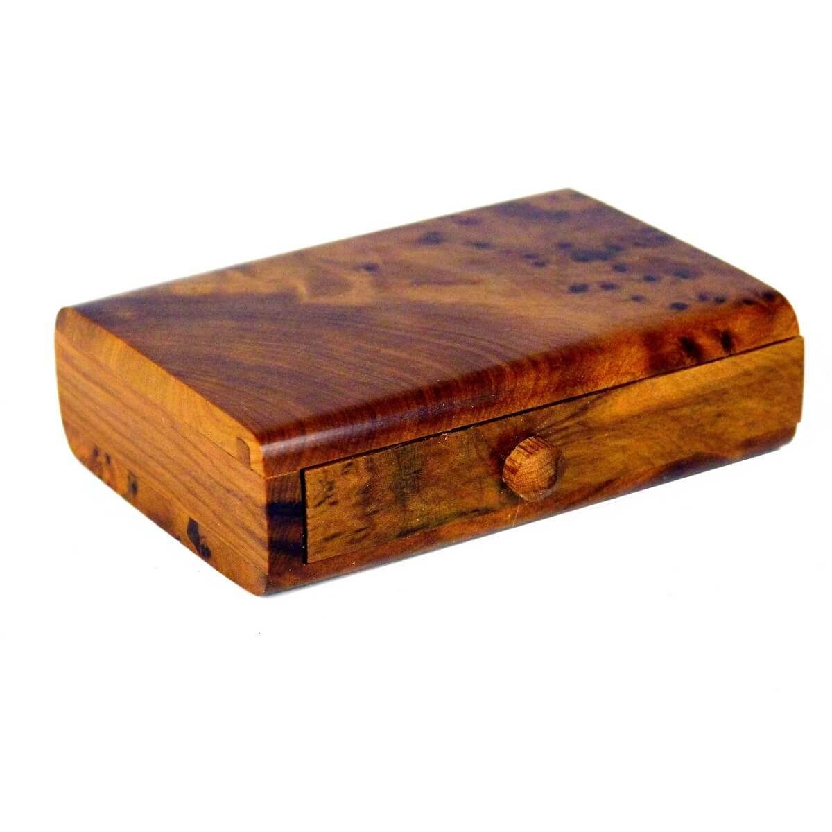 Schlange Holz Scherzartikel aus SIMANDRA Wurzel beißende Box Spiel, magische Thuja Kiste,