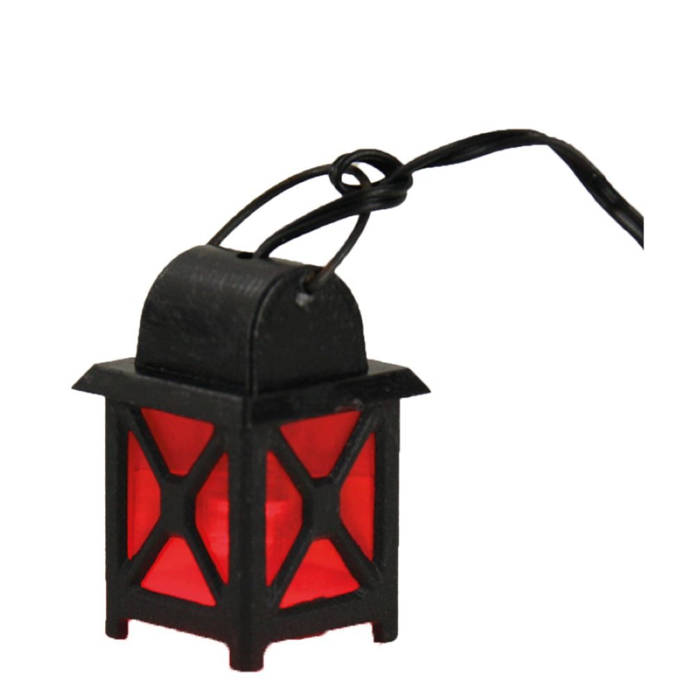 FADEDA Krippen-Zubehör FADEDA Laterne Kunststoff rot, LED, Höhe in cm: 3,3 günstig online kaufen