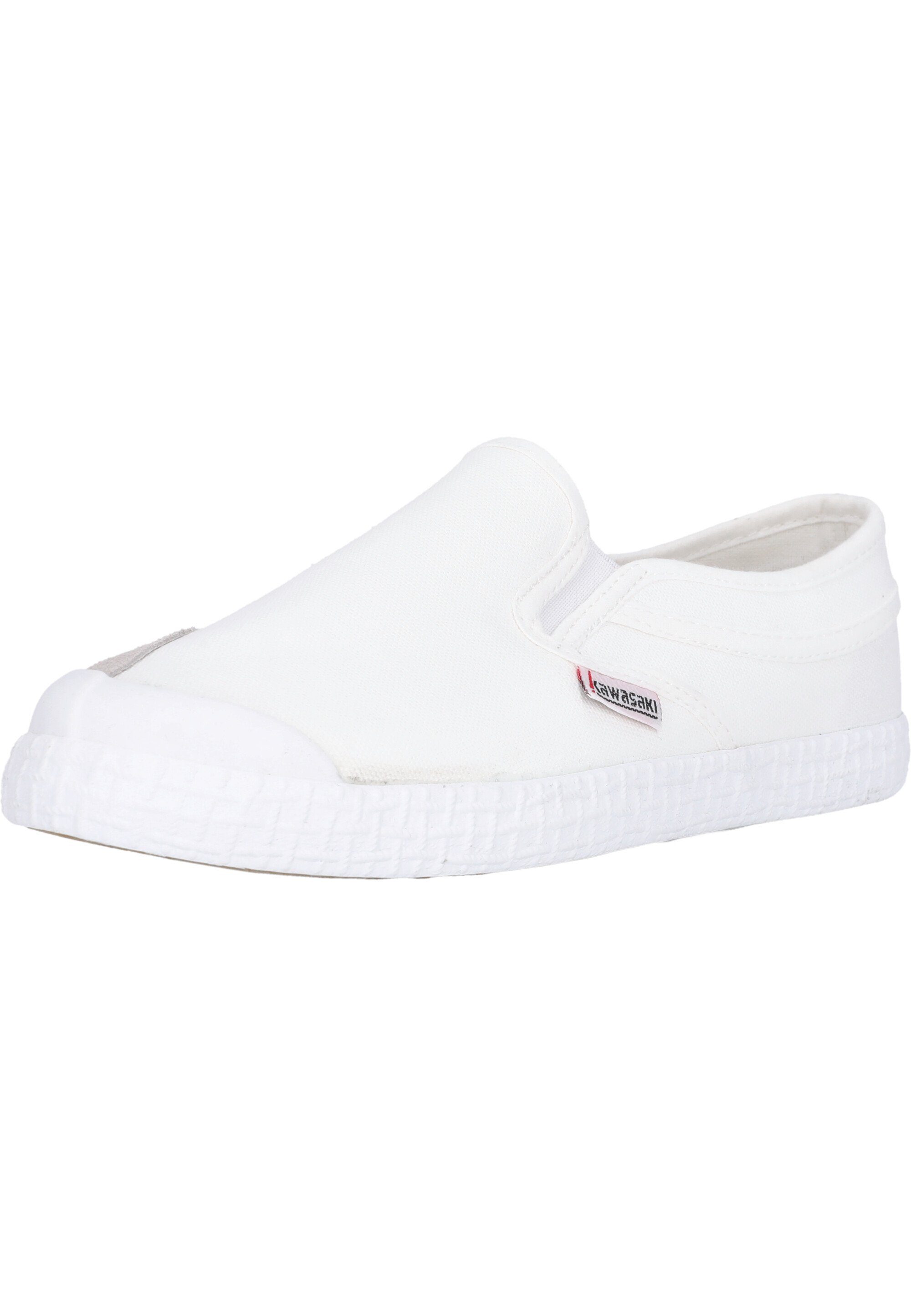 Kawasaki Slip On Sneaker met elastische inzetstukken