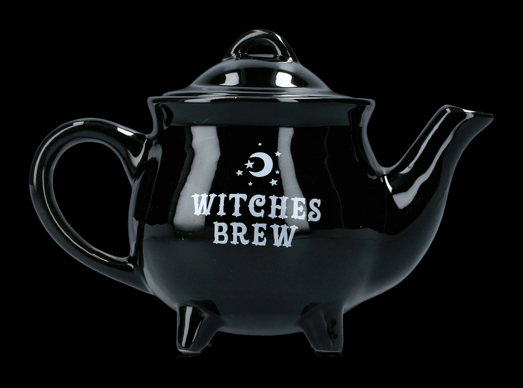 Figuren Shop GmbH Teekanne Teekanne für Hexen - Witches Brew - Dekoration Tee Kanne, 0.5 l