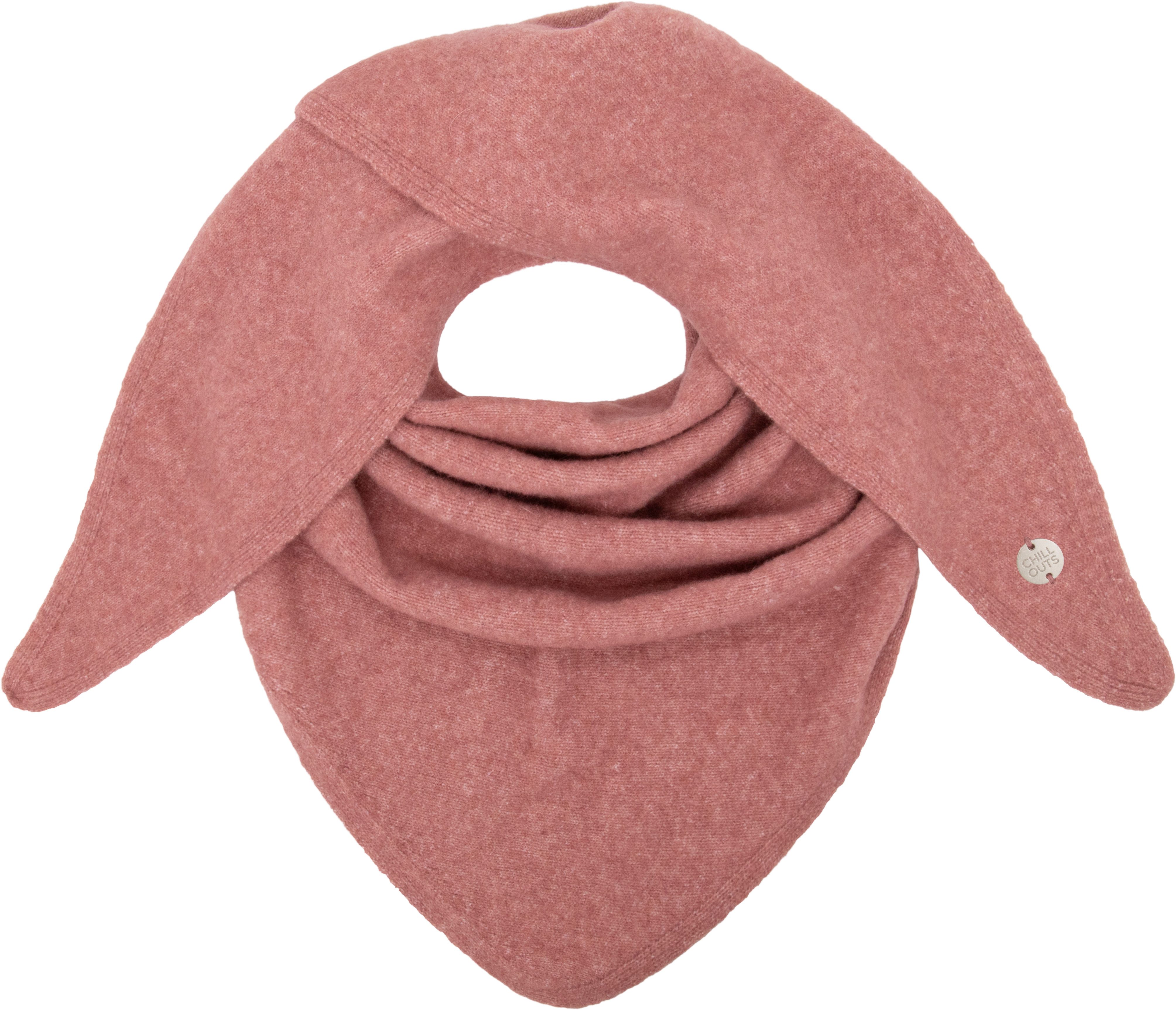chillouts Strickschal Gadi Scarf, Weiches, vielseitig kombinierbares Dreieckstuch