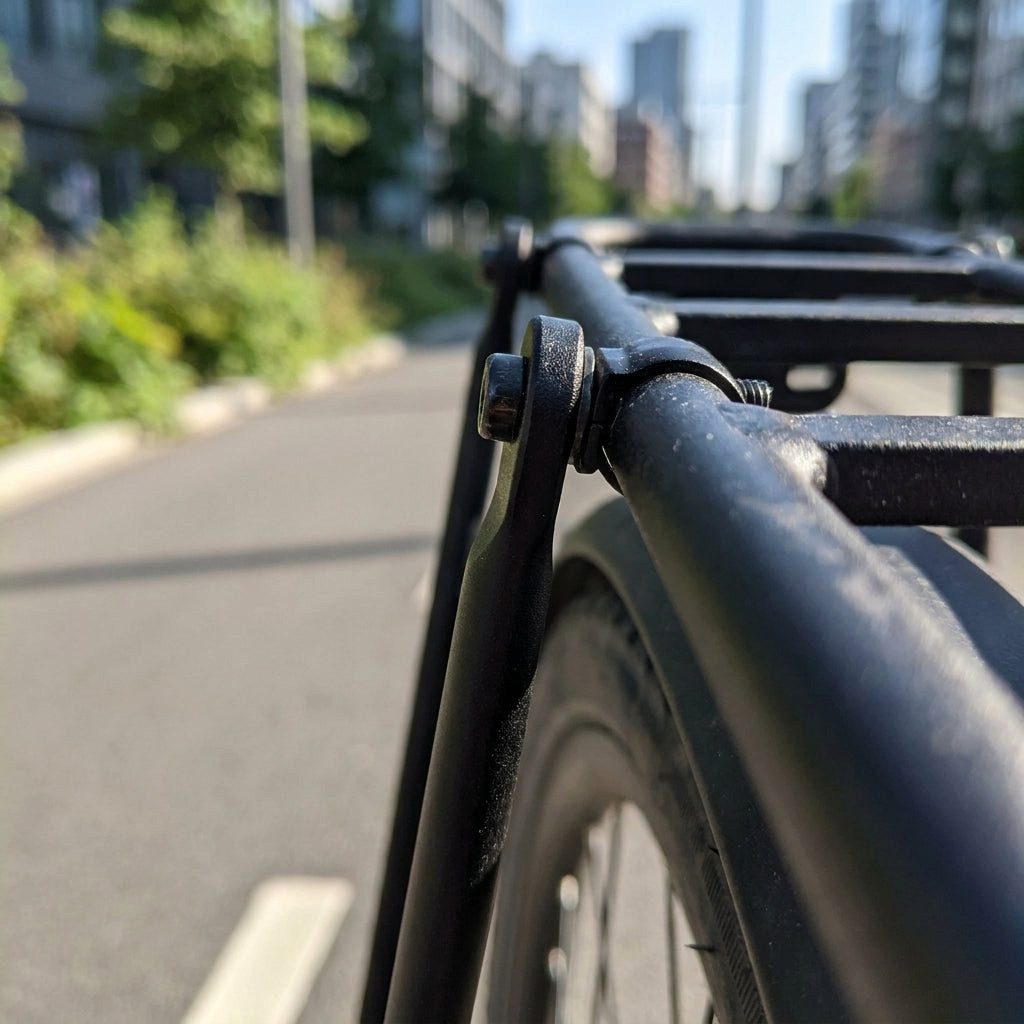 racktime Fahrrad-Gepäckträger racktime Befestigungsstrebe HR-Träger L240mm Versatz 0mm schwarz.