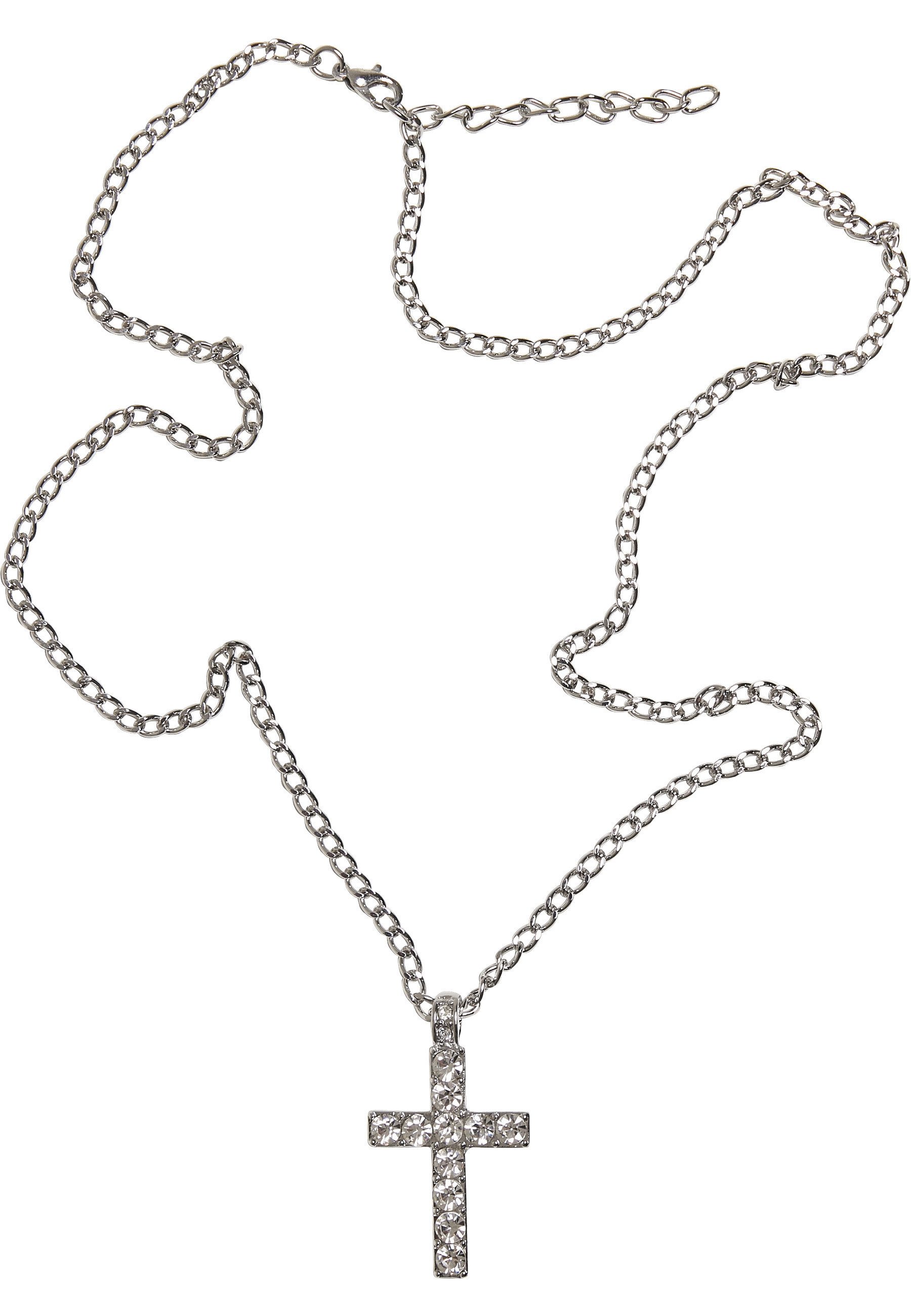 URBAN CLASSICS Edelstahlkette Urban Classics Unisex Diamond Cross Necklace günstig online kaufen