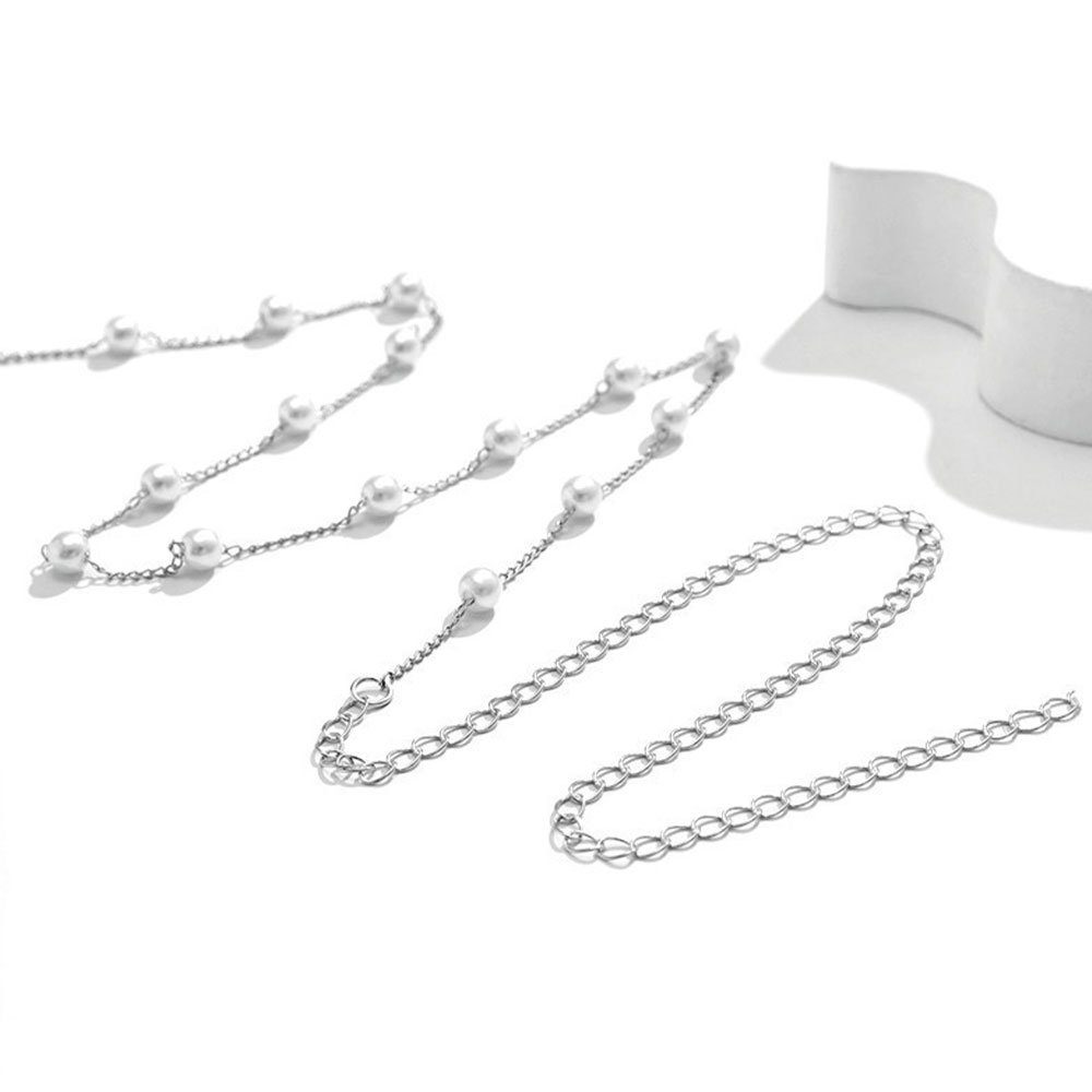 Damenschmuck Charm-Kette Brustketten Körperketten Perlenketten Taillenketten Sexy LAKKEC