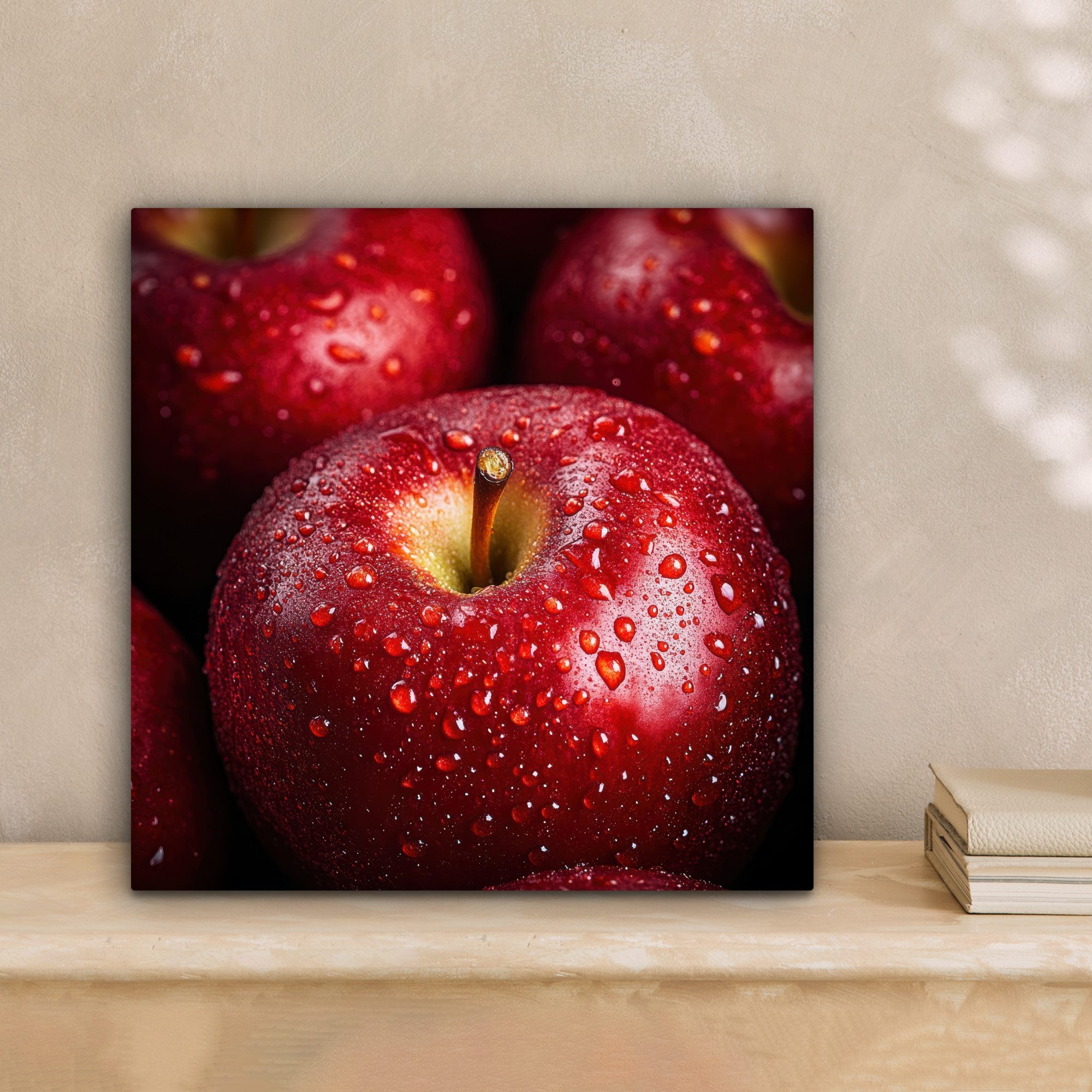 OneMillionCanvasses® Leinwandbild Rot - Äpfel - günstig online kaufen