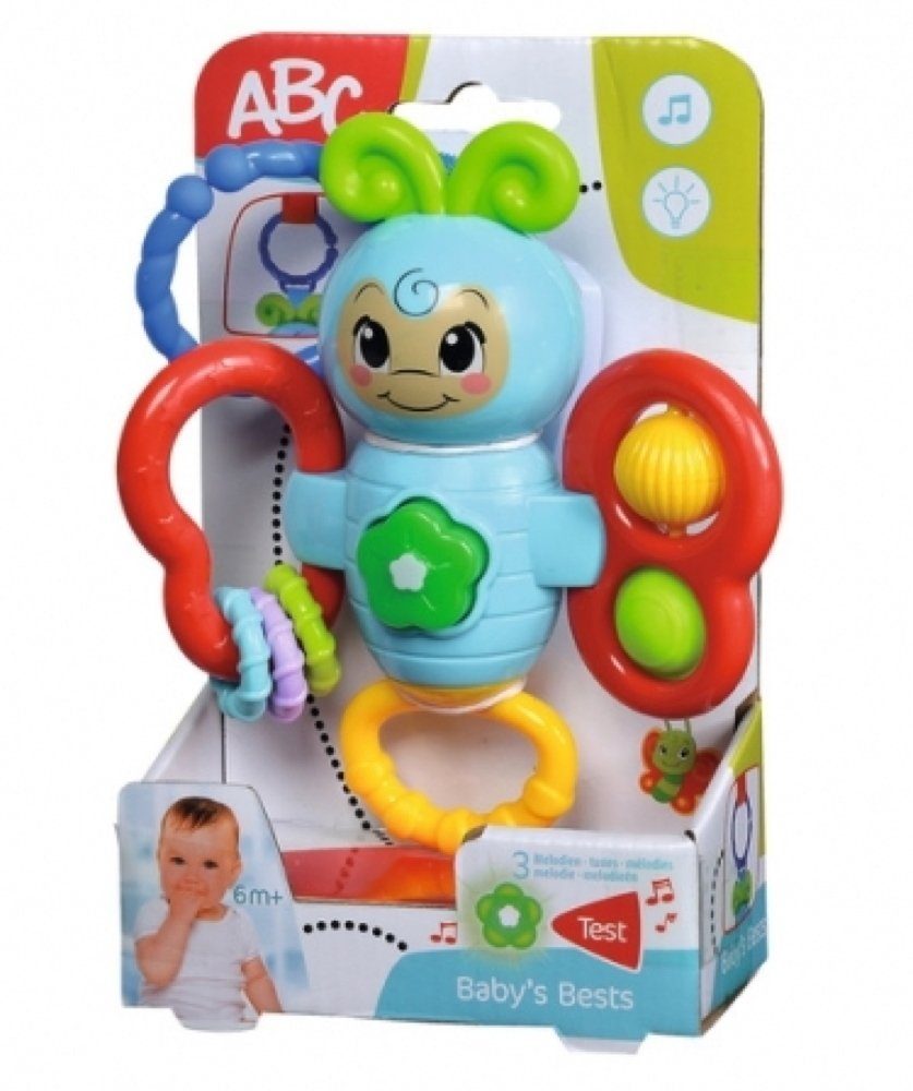 ABC-Dickie-Simba Greifspielzeug Baby Babywelt Multifunktionsfalter Licht und Melodie 104010019