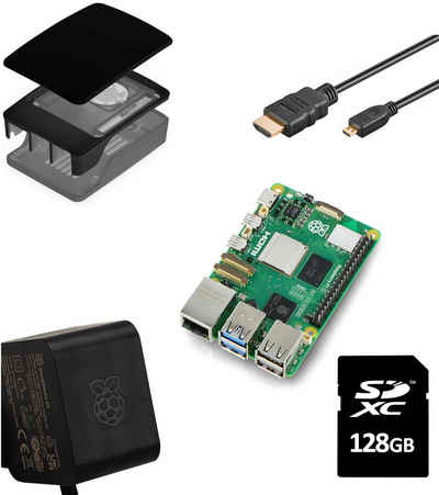 MegaComputerWorld Set / Raspberry Pi 5 / 128GB SD Card / Netzteil / Gehäuse / HDMI Mini-PC (8 GB RAM)