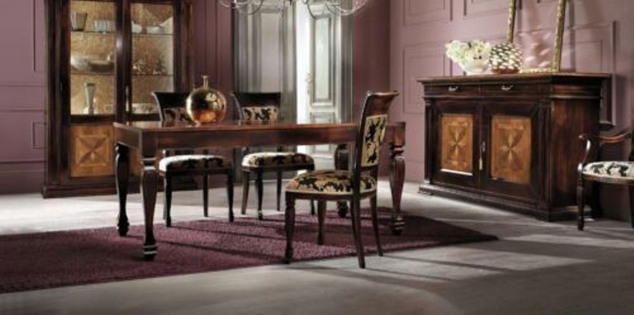 JVmoebel Esstisch, Esstisch Luxus Tisch Massiv Holz Möbel aus Italien Esszimmer | Esstische