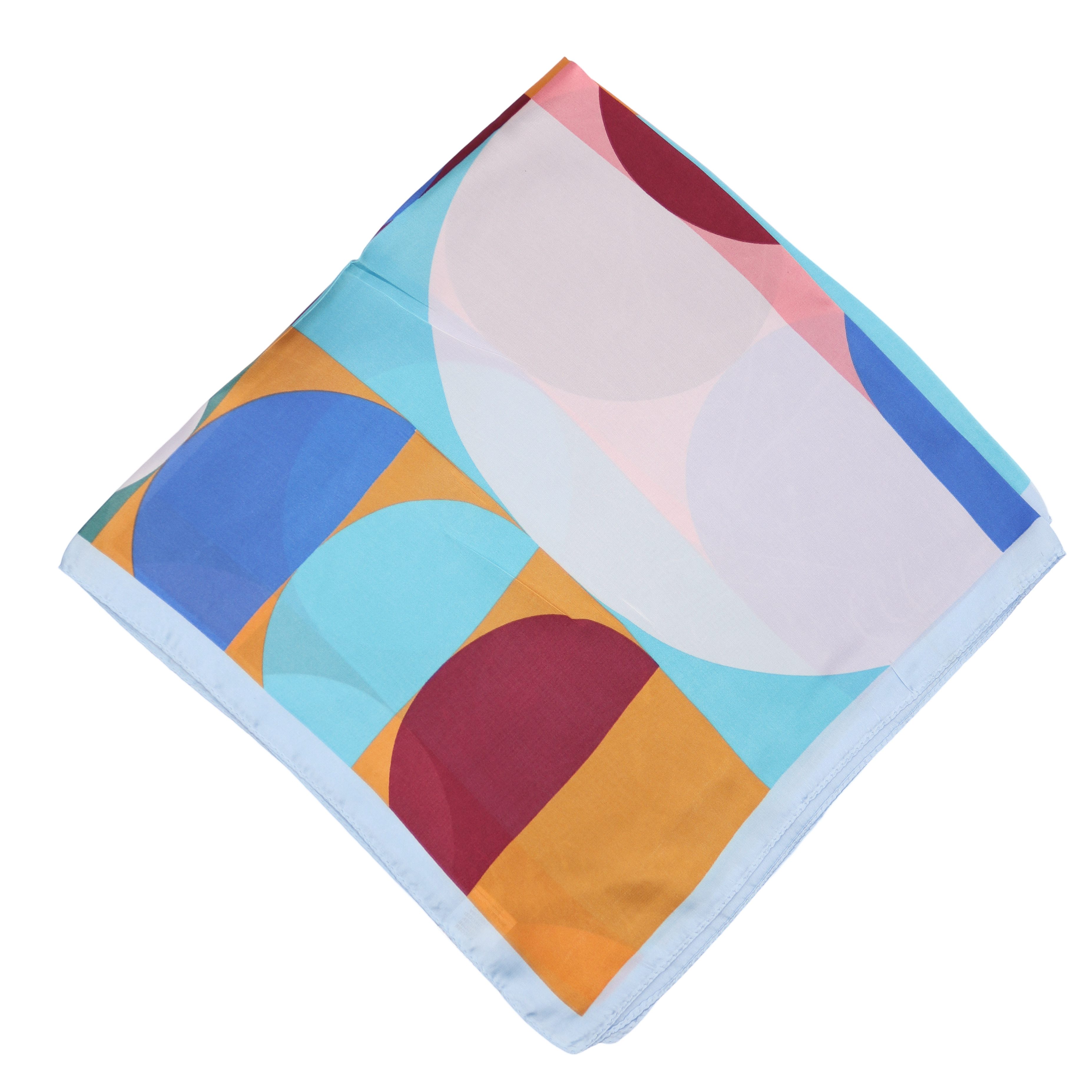 MIRROSI Nickituch Vierecktuch ca. 66x66cm wunderschöne Mustern, Damen Halstuch ideal für Frühling, Sommer oder Herbst