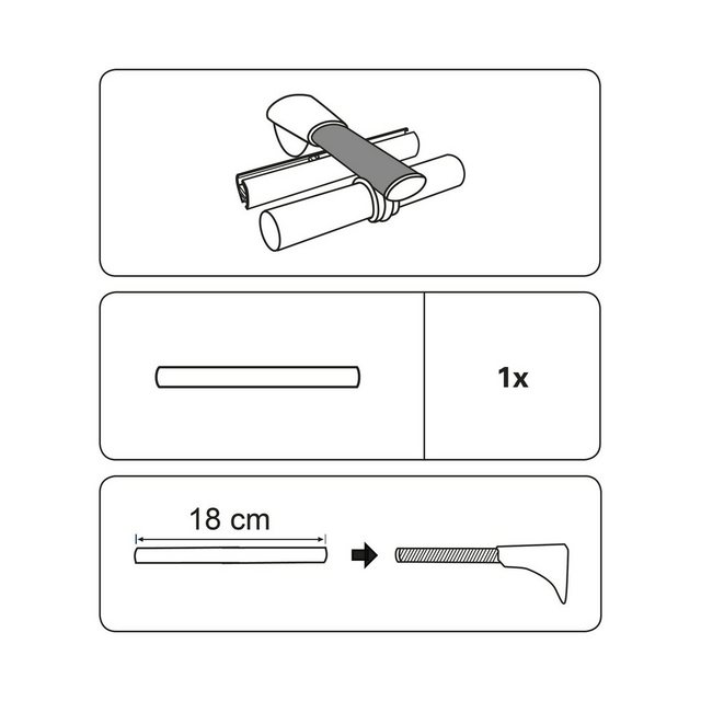 Trägerverlängerung »Verlängerung für Universalträger«, GARDINIA, (1-St), Einzelprogramm Chicago 20 mm-Otto