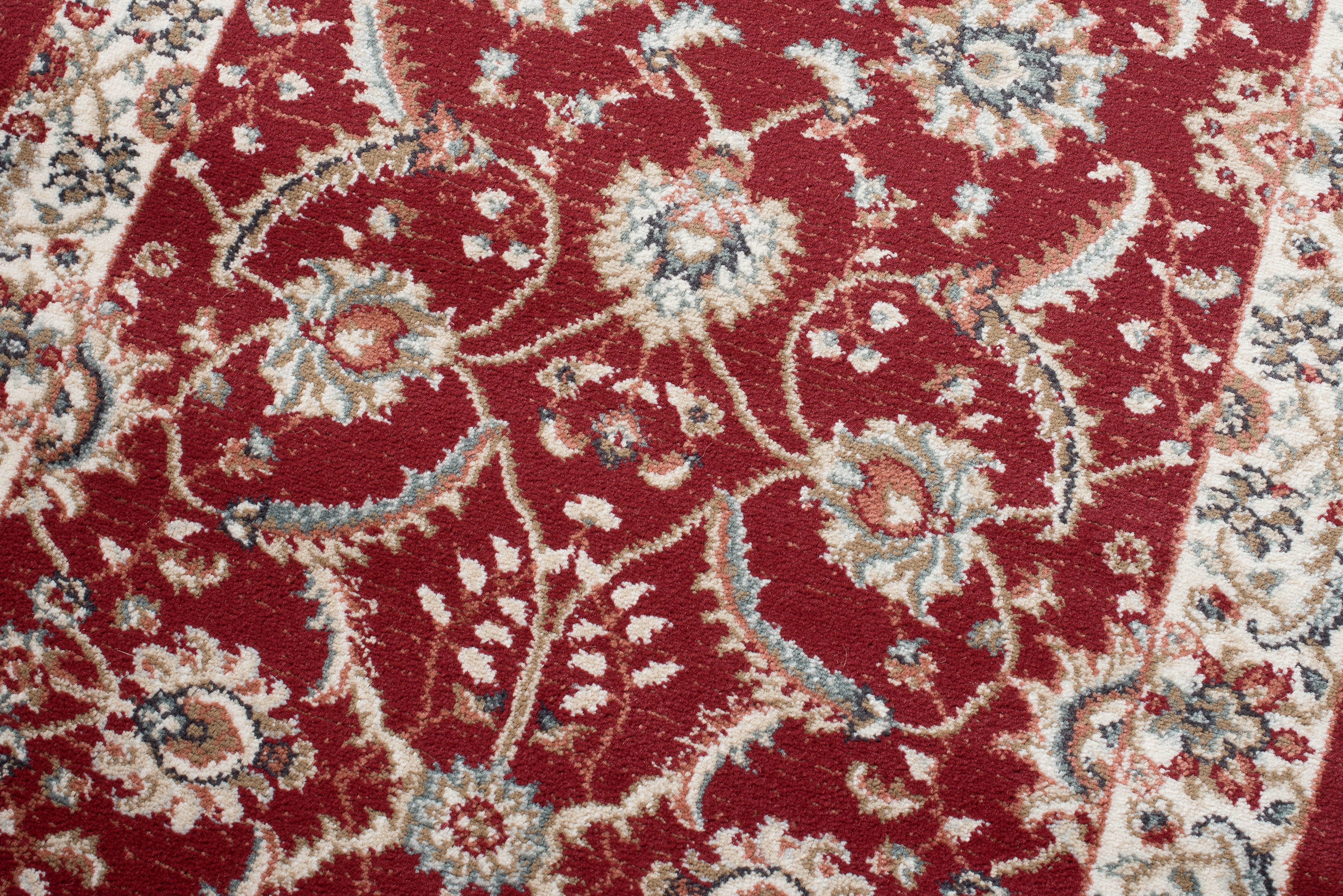 Tapiso Läufer DUBAI, rechteckig, Höhe: 10 mm, Brücke Flur Klassisch Traditionell Wohnzimmer Schlafzimmer Meterware