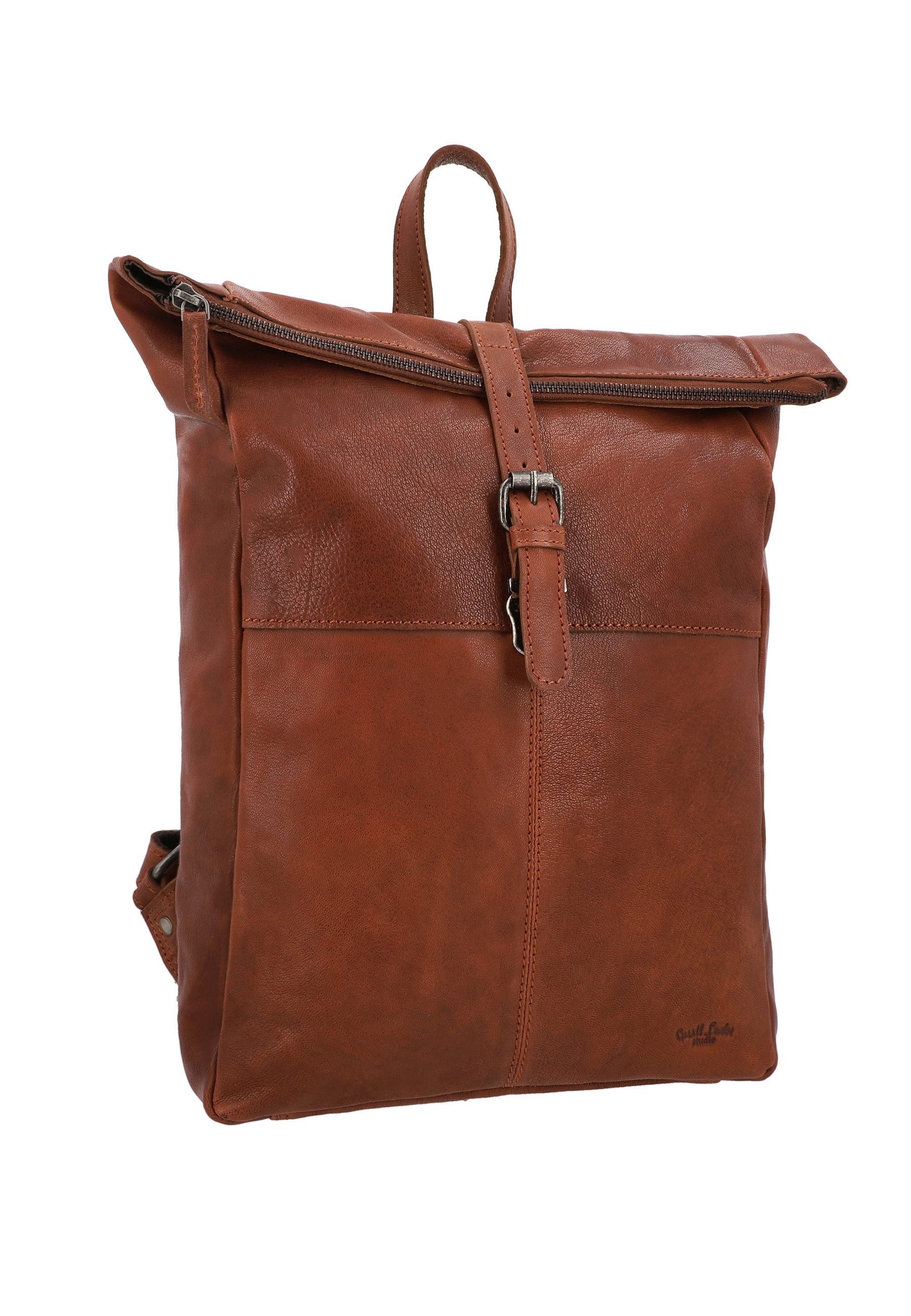 Gusti Leder Rucksack Gusti Leder Rucksack Valja (1-tlg), Rucksack Lederrucksack Vintage Wanderrucksack Braun Leder