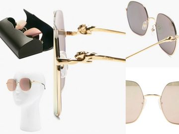 Cartier Sonnenbrille CARTIER EYEWEAR Panthère de Cartier Sonnenbrille Metal Gold Sunglasses