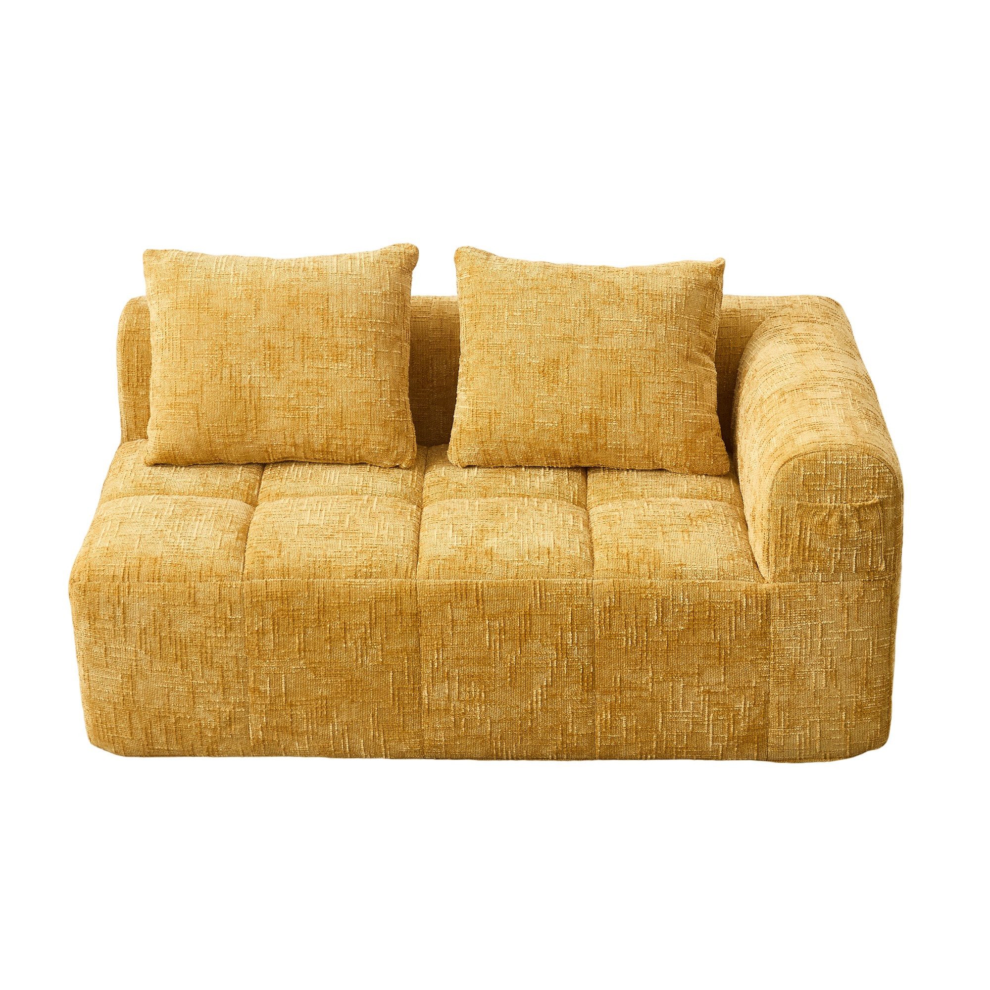 LVHOM Ecksofa Modulares Chaiselongue-Sofa-Set(Polsterliege+Doppelsofa), sep günstig online kaufen