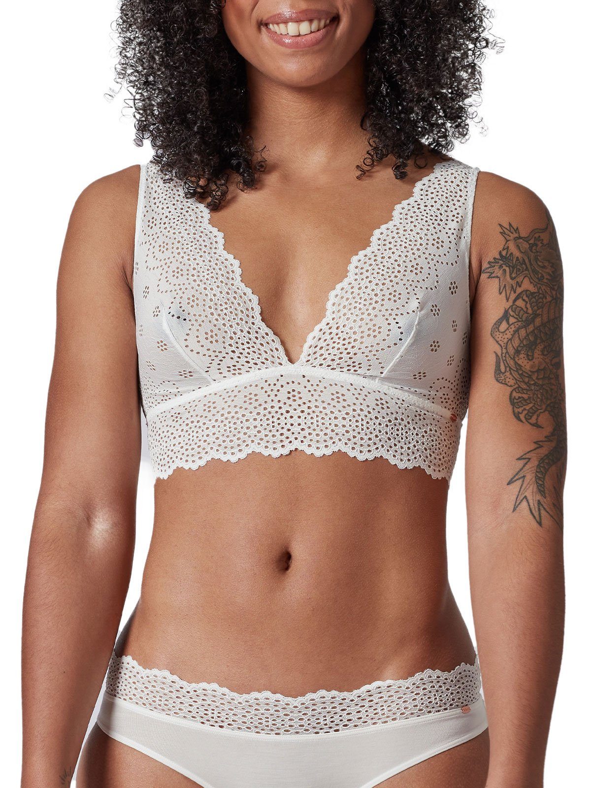 Skiny Soft-BH Soft BH Bamboo Lace (Stück, 1-tlg) recyceltes Material