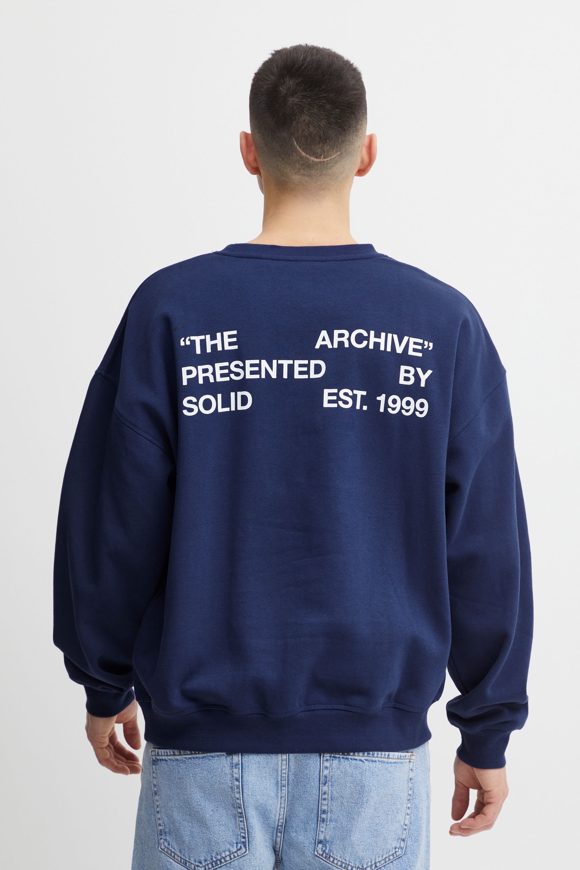 Solid Sweatshirt SDEdyn (193933) 21107642 Medieval - Blue