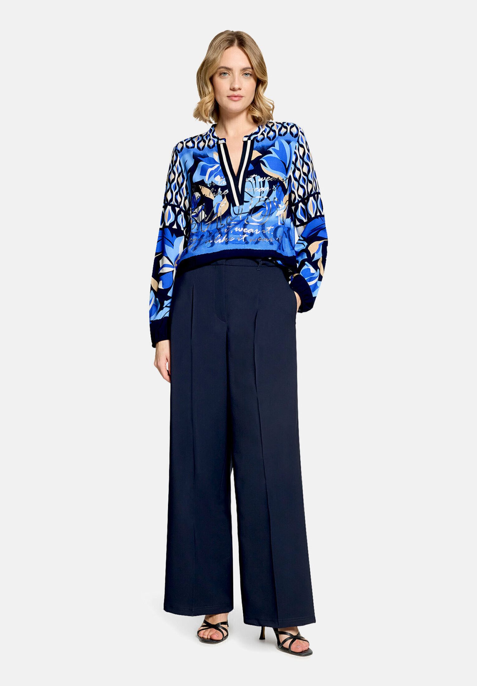 Betty Barclay Longbluse Damen mit Stehkragen