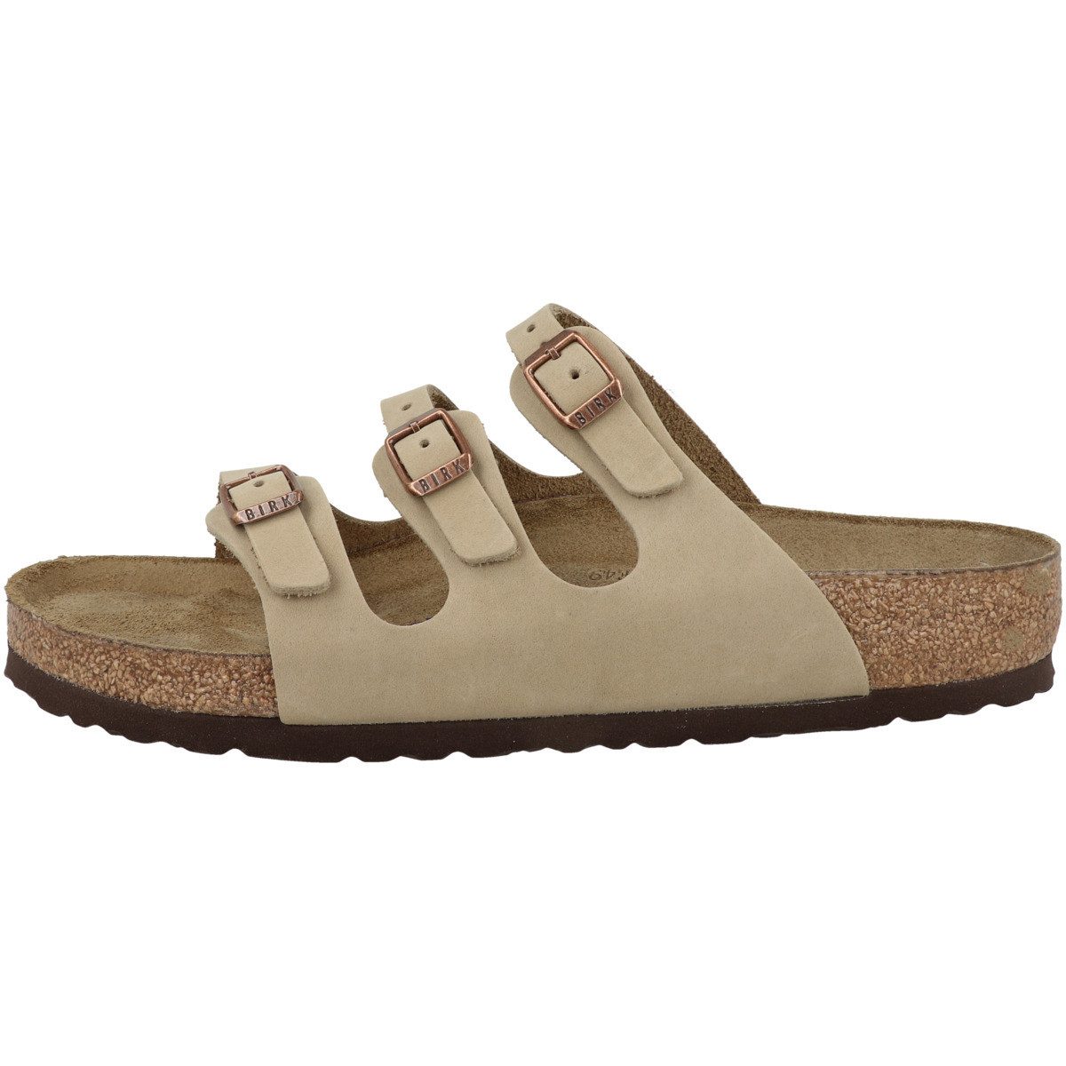 Birkenstock Florida SFB geöltes Nubukleder Weichbettung normal Sandale Sandaletten, Sommerschuhe, Badeschuhe, Riemchen, Schlappen