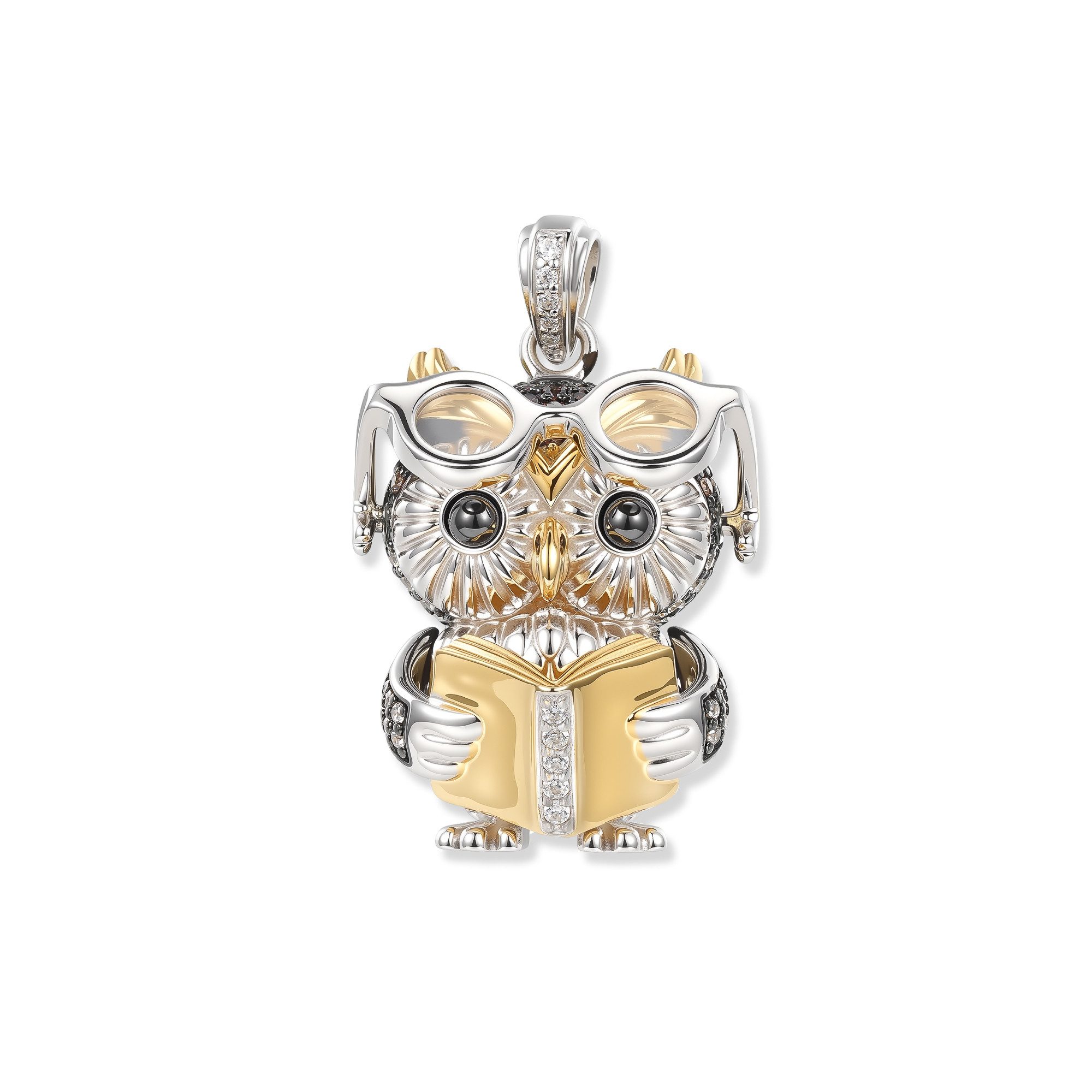 Seinerzeit FLORA & FAUNA Kettenanhänger Dr. Darwin Eulen Anhänger, Schmuck aus 925 Sterling Silber (Limitierter Damenschmuck mit charakterstarkem Motiv, außerge – Bild 5 von 5