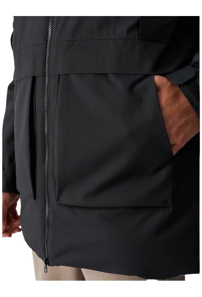 4F Funktionsjacke Übergangsjacke Technical M563 (Parka, wasserabweisend) schwarz Herren
