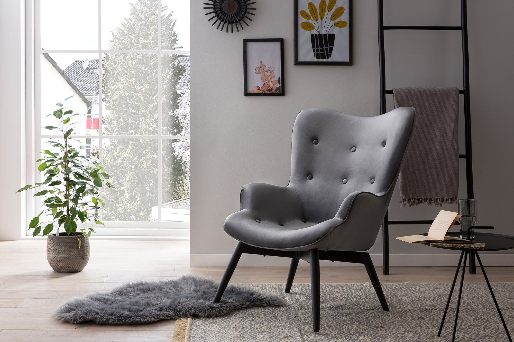 SalesFever Sessel (1-St), Zierknöpfe in der günstig online kaufen