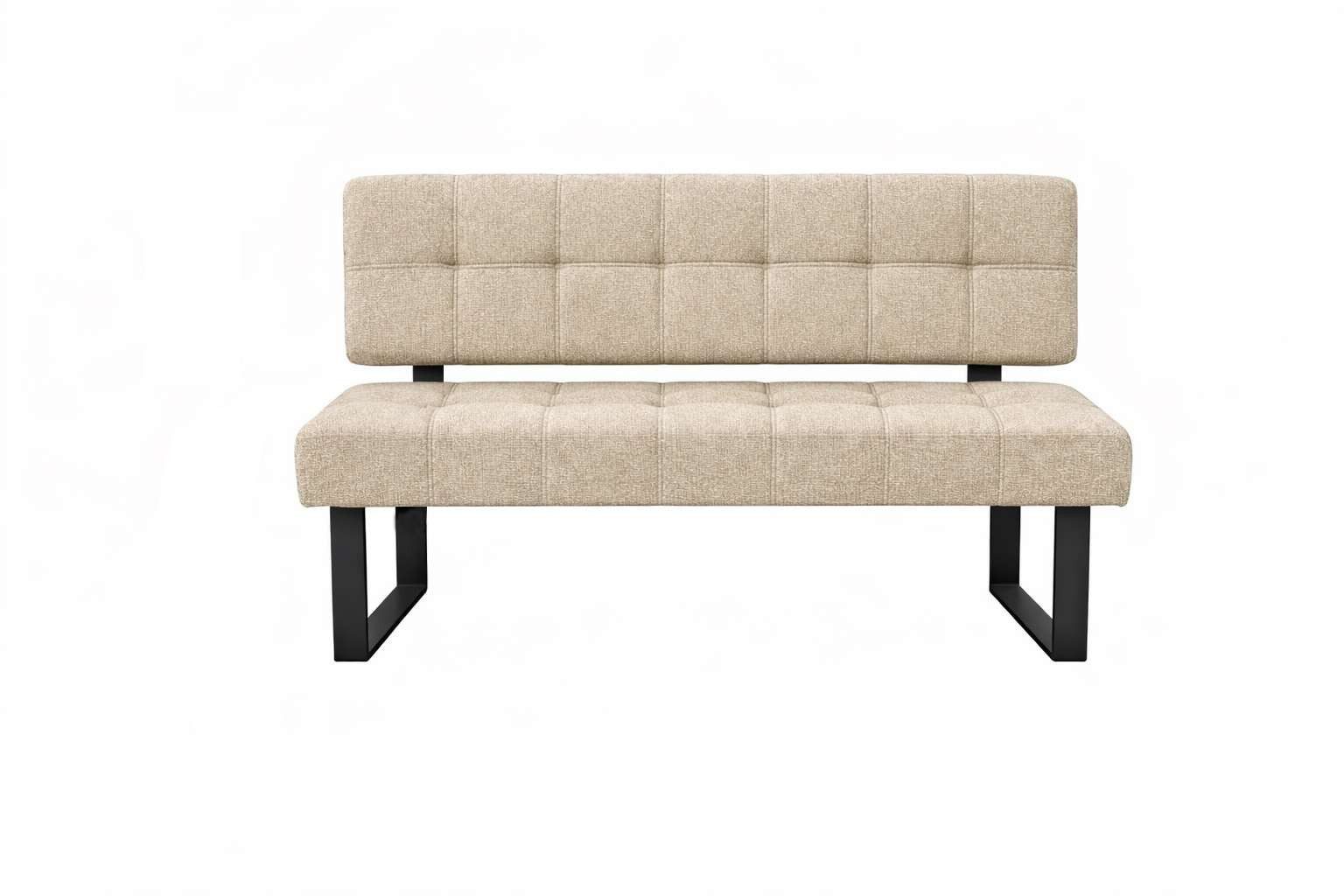 Home affaire Sitzbank Mia Küchenbank, Polsterbank, Esszimmerbank, 141x64 cm, Moderne Bank und Farben, Sitzplatzanzahl: 2-3, Frei in Raum stellbar – Bild 4 von 5