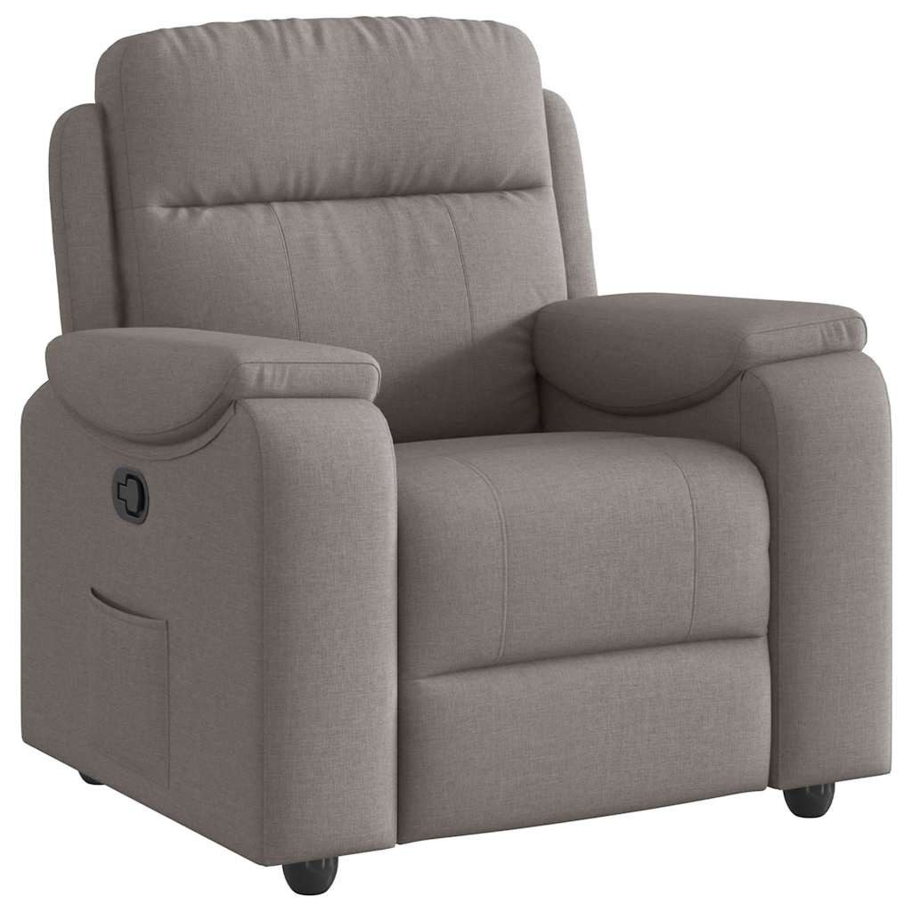 vidaXL Sessel Relaxsessel Taupe Stoff (1-St) günstig online kaufen
