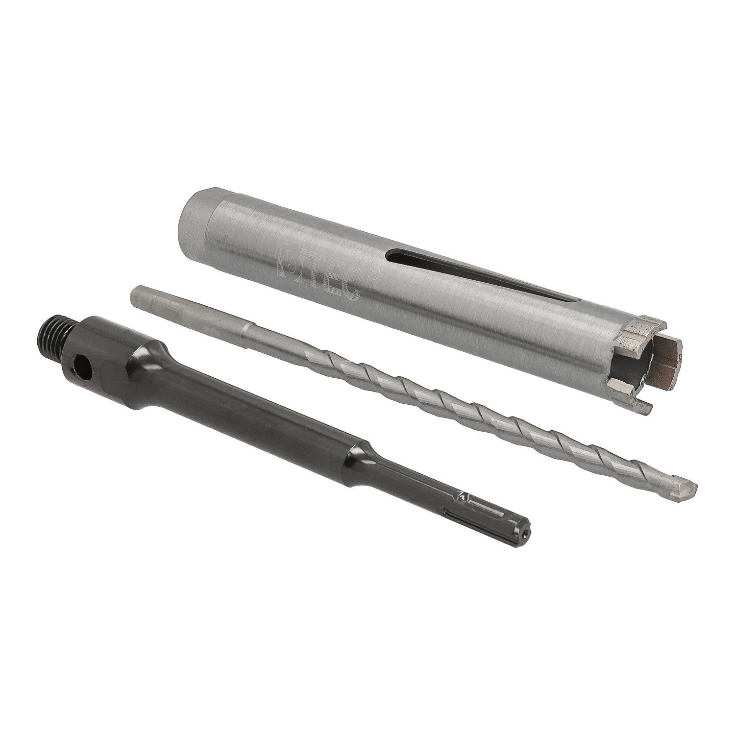 BTEC Diamanttrockenbohrer Diamant Bohrkrone 180mm Ø 32mm SDS + Adapter lang günstig online kaufen