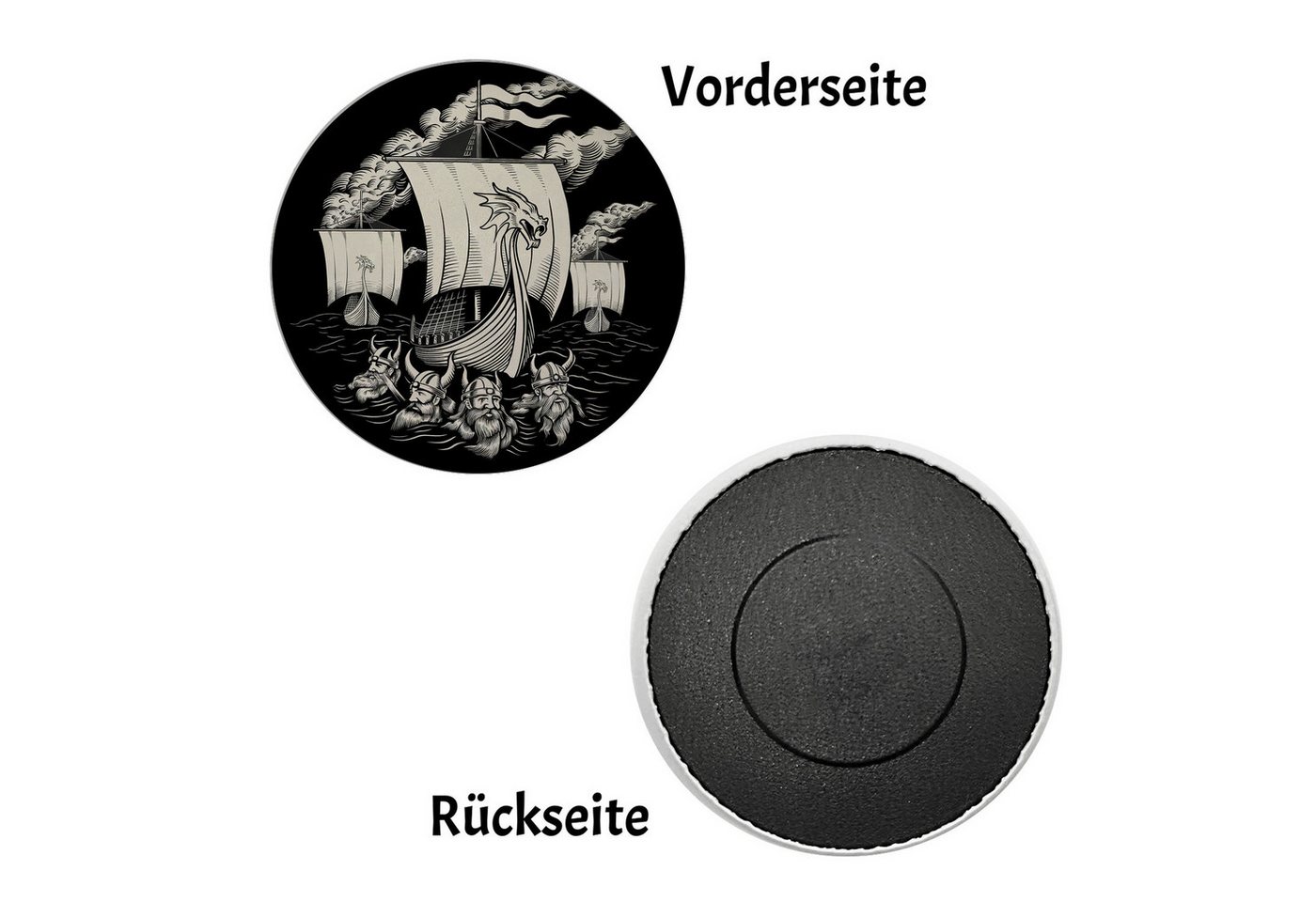 Thumbnail - speecheese Magnet Wikinger Schiff mit Drachenkopf Magnet Nordische Mythologie