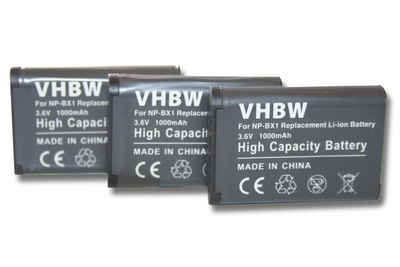 vhbw passend für Sony Cybershot DSC-RX100M5, DSC-RX100M5A, DSC-RX100M6, Kamera-Akku 1000 mAh
