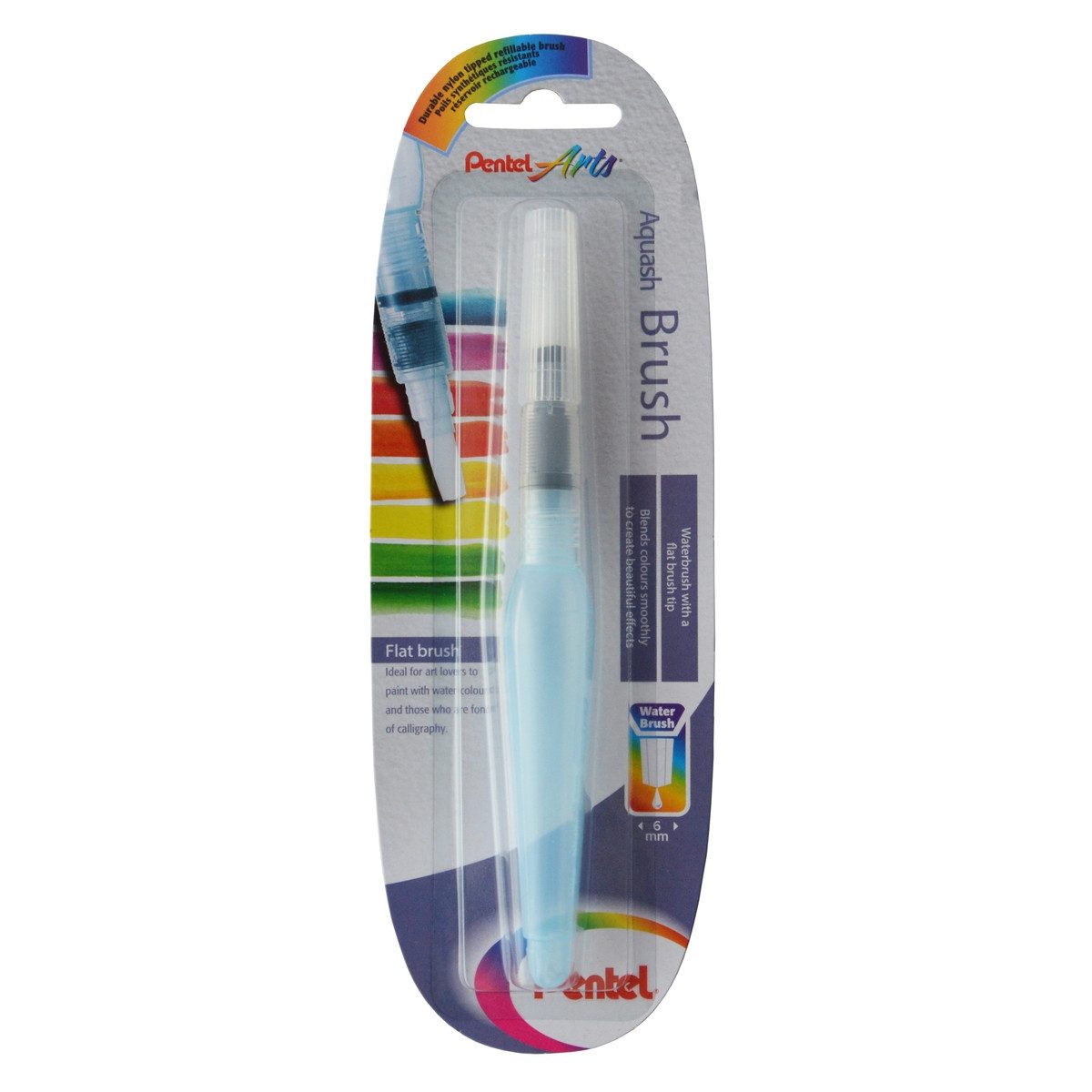 PENTEL Flachpinsel Pentel Pinsel Aquash Brush Flachpinsel Blister