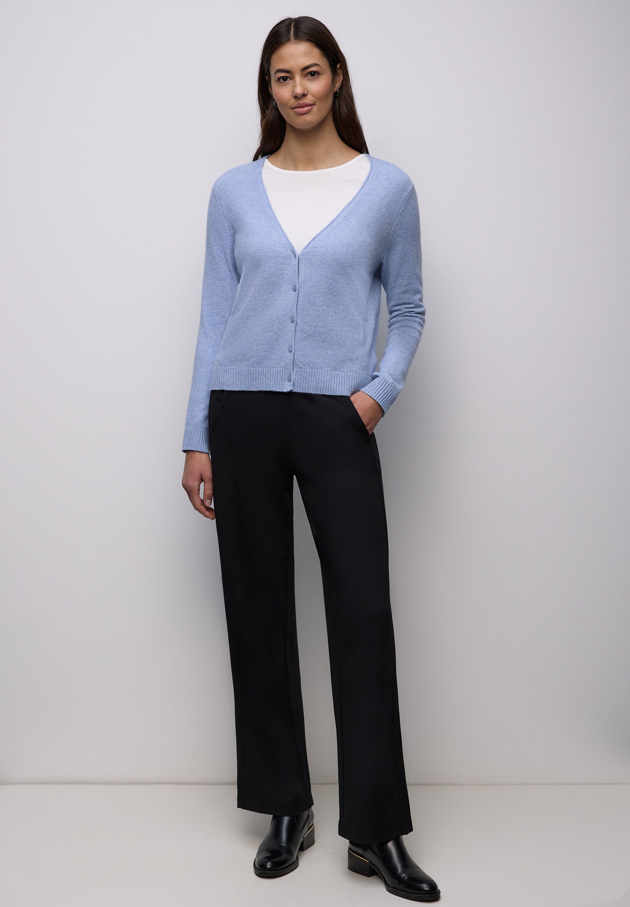 STREET ONE Cardigan mit V-Ausschnitt