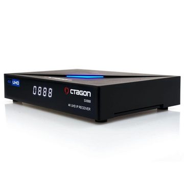 OCTAGON SX888 V2 4K IP-Receiver mit 600Mbit/s WLAN Stick Netzwerk-Receiver