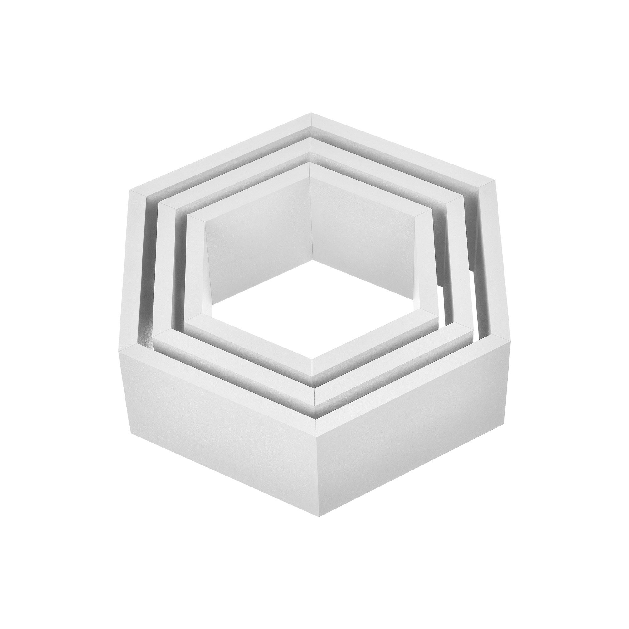 en.casa Wandregal, »Lyngdal« Design Hängeregal Bücherregal weiß. Reduzierter Preis € 23,99. Unverbindliche Preisempfehlung € 30,99