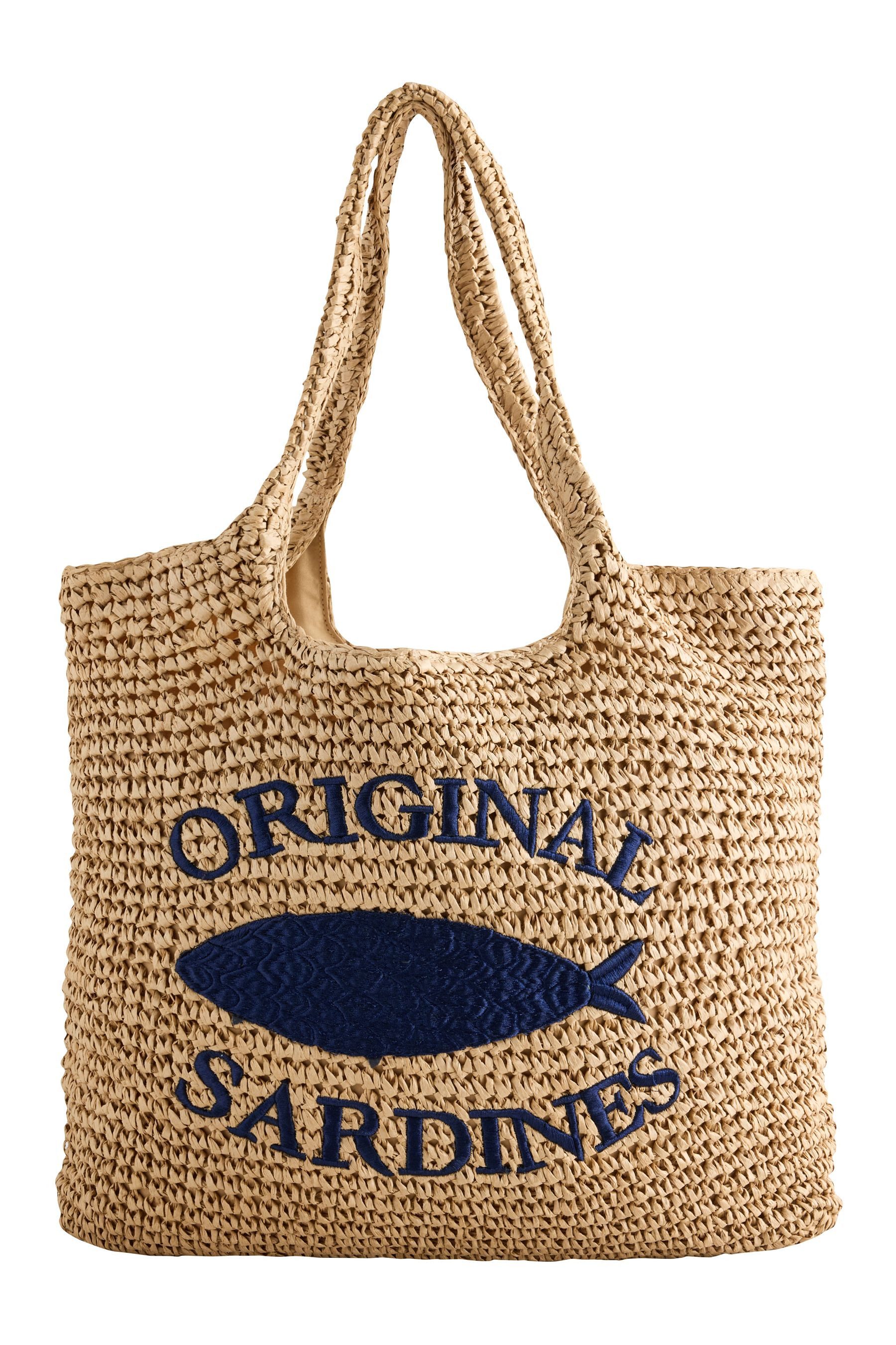 Schultertasche Schultertasche in Bastoptik