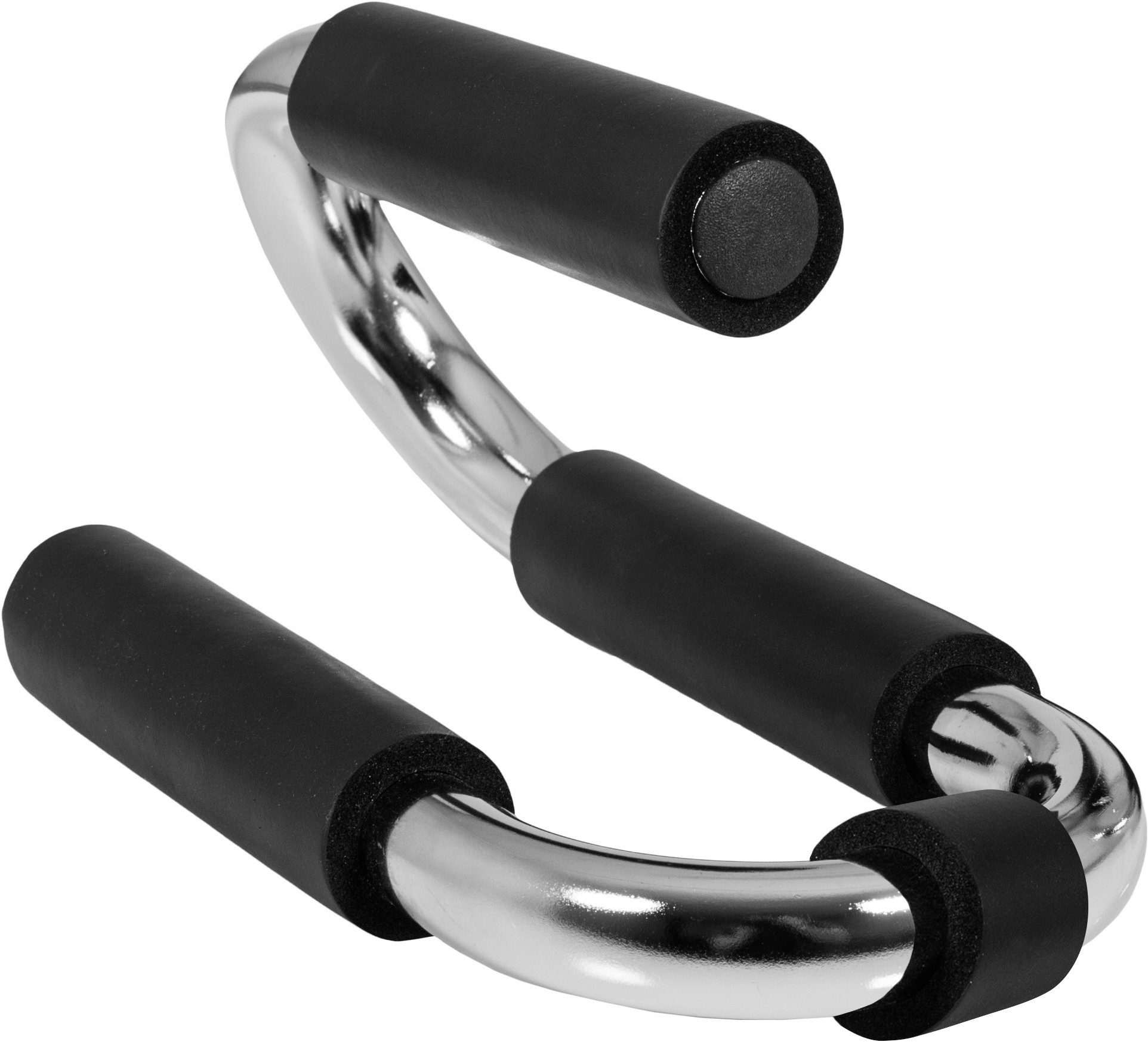 GORILLA SPORTS Liegestützgriffe 2er Set, Rutschfest, Verchromt, Ergonomisch - Push up Bars, Liegestütz (1-St)