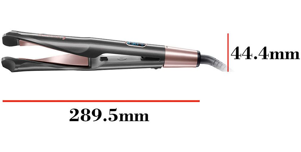 Remington Glätteisen S6606 Curl & Straight Confidence Haarglätter Keramik-Turmalin-Beschichtung, Professionelles 2-in-1 Styling: Glätteisen, Locken&Wellen; LCD display
