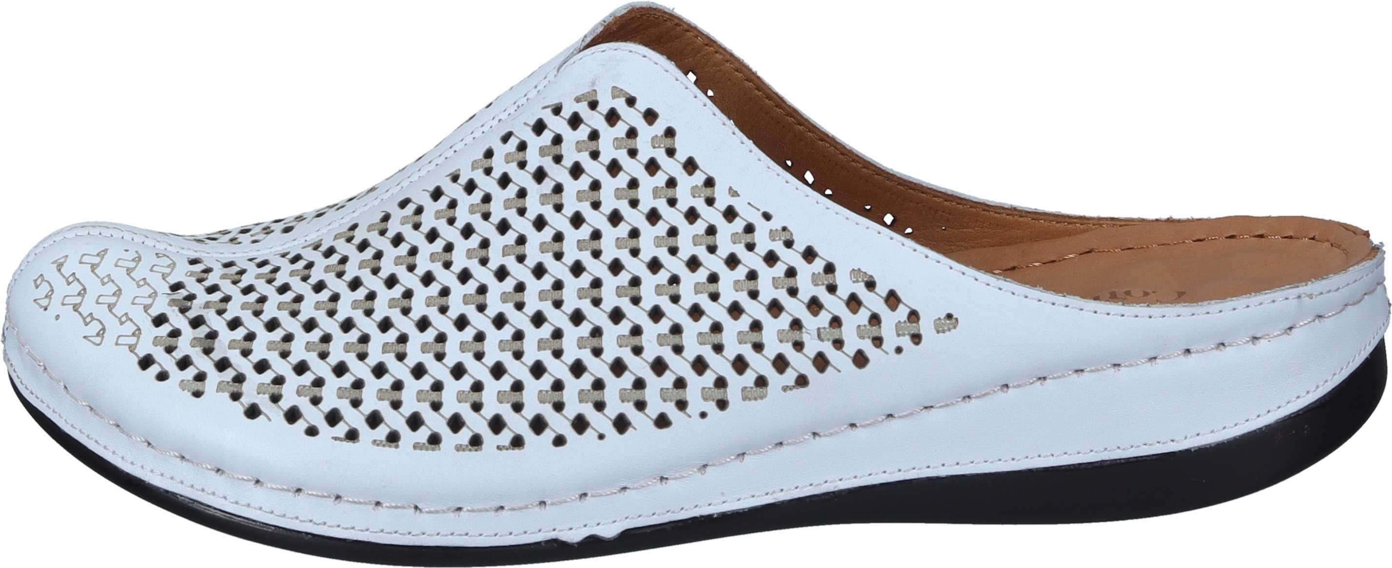 Comfortabel Pantoletten Pantolette aus echtem Leder günstig online kaufen