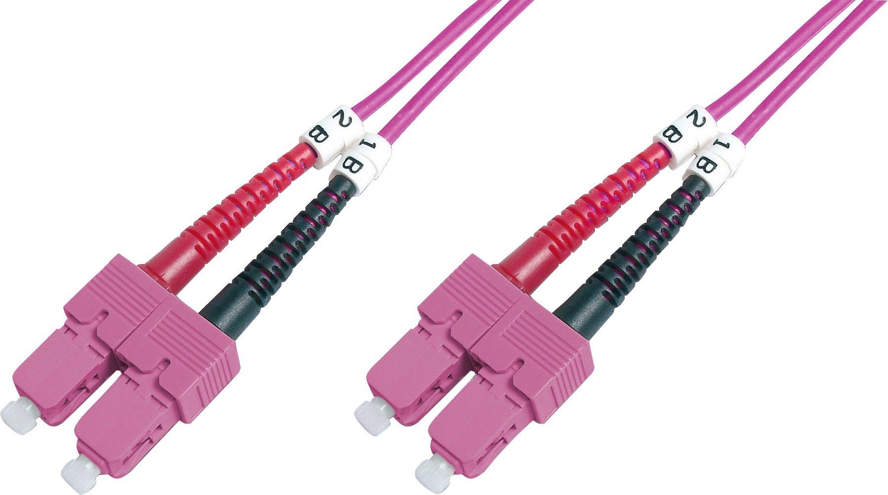 Digitus Glasfaser Patchkabel Stromkabel, (200 cm)