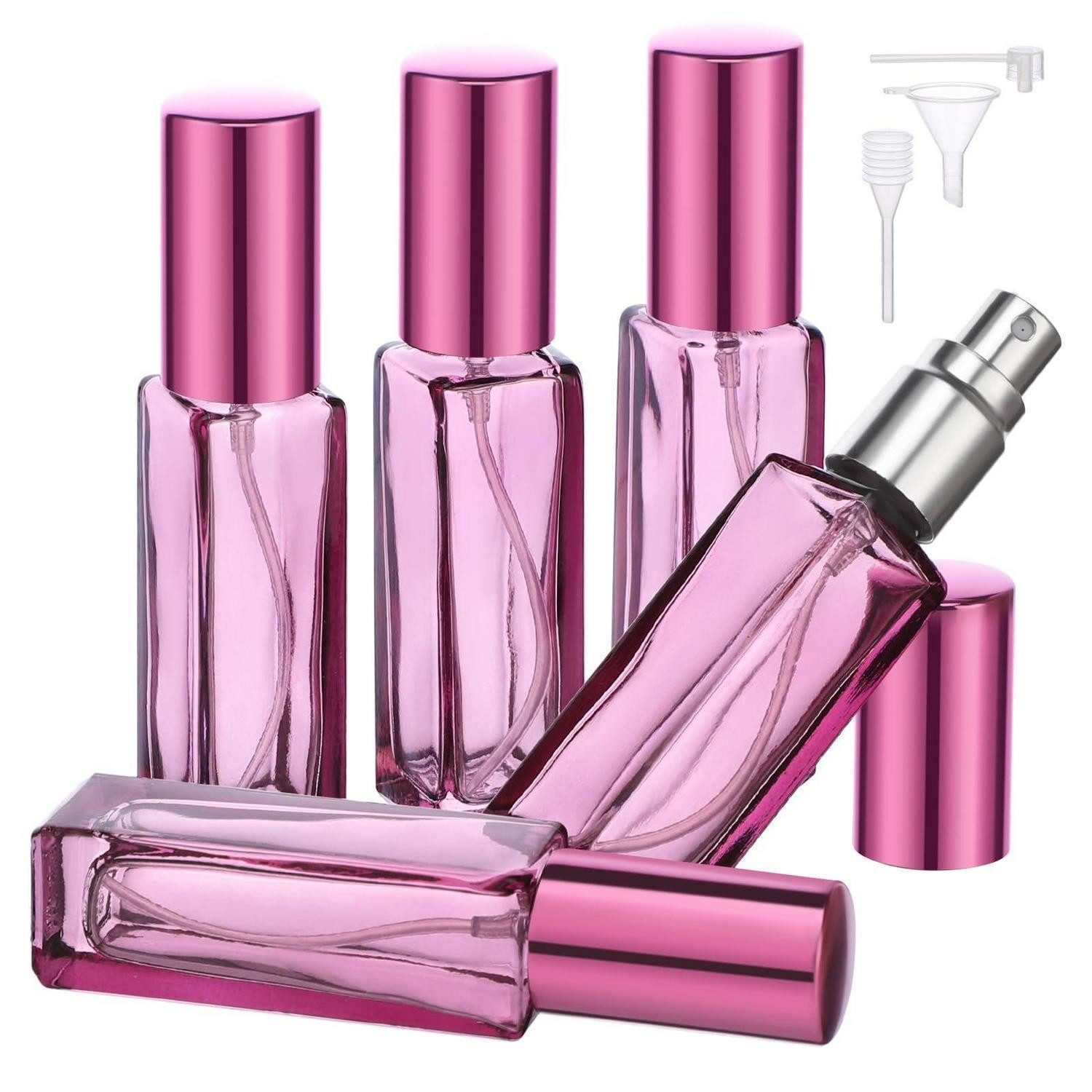 LuxusKollektion Parfümzerstäuber Parfümzerstäuber Nachfüllbar 5er Set Lila (5 St)
