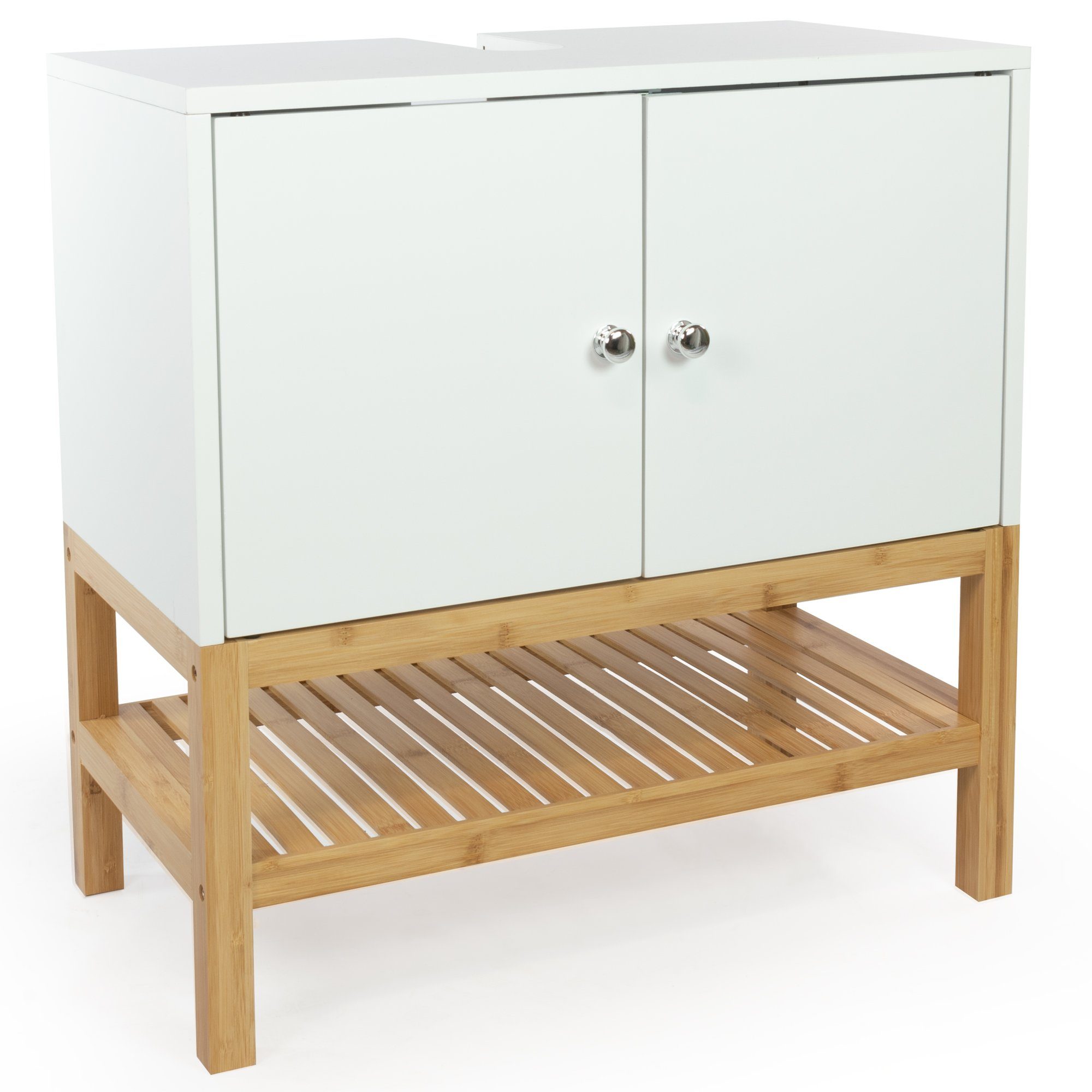 osoltus Badregal osoltus Unterschrank Waschbeckenunterschrank Osaka Bambus günstig online kaufen