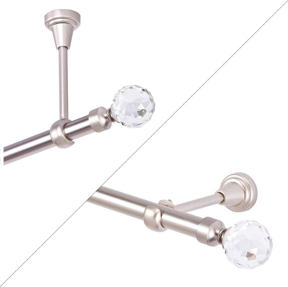 MDEKOR Gardinenstange, 1-läufig, kürzbar, Wand/Decke, Gardinenstange Vorhan günstig online kaufen