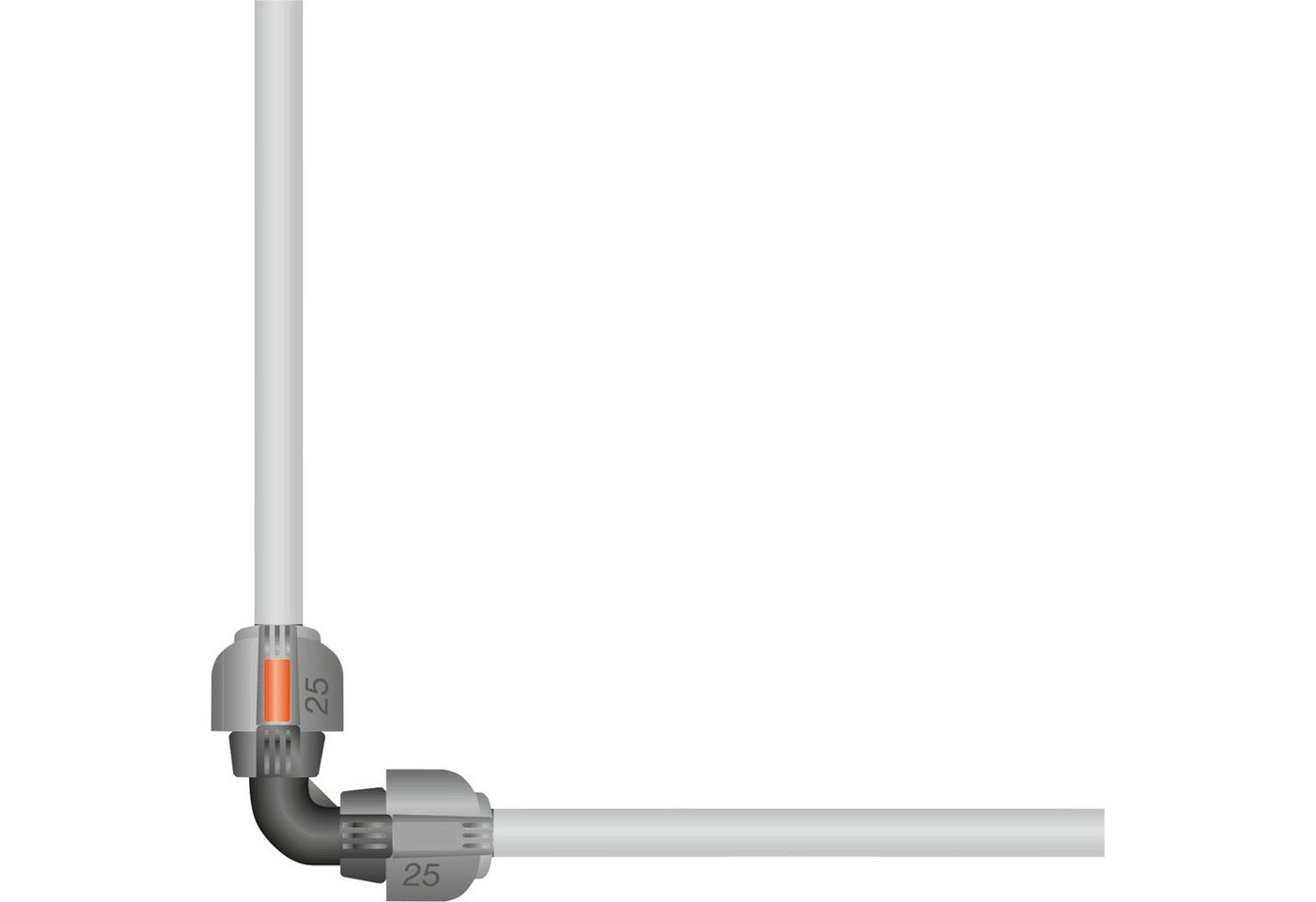 Thumbnail - GARDENA Regner GARDENA Sprinklersystem L-Stück 25mm, Verbindung