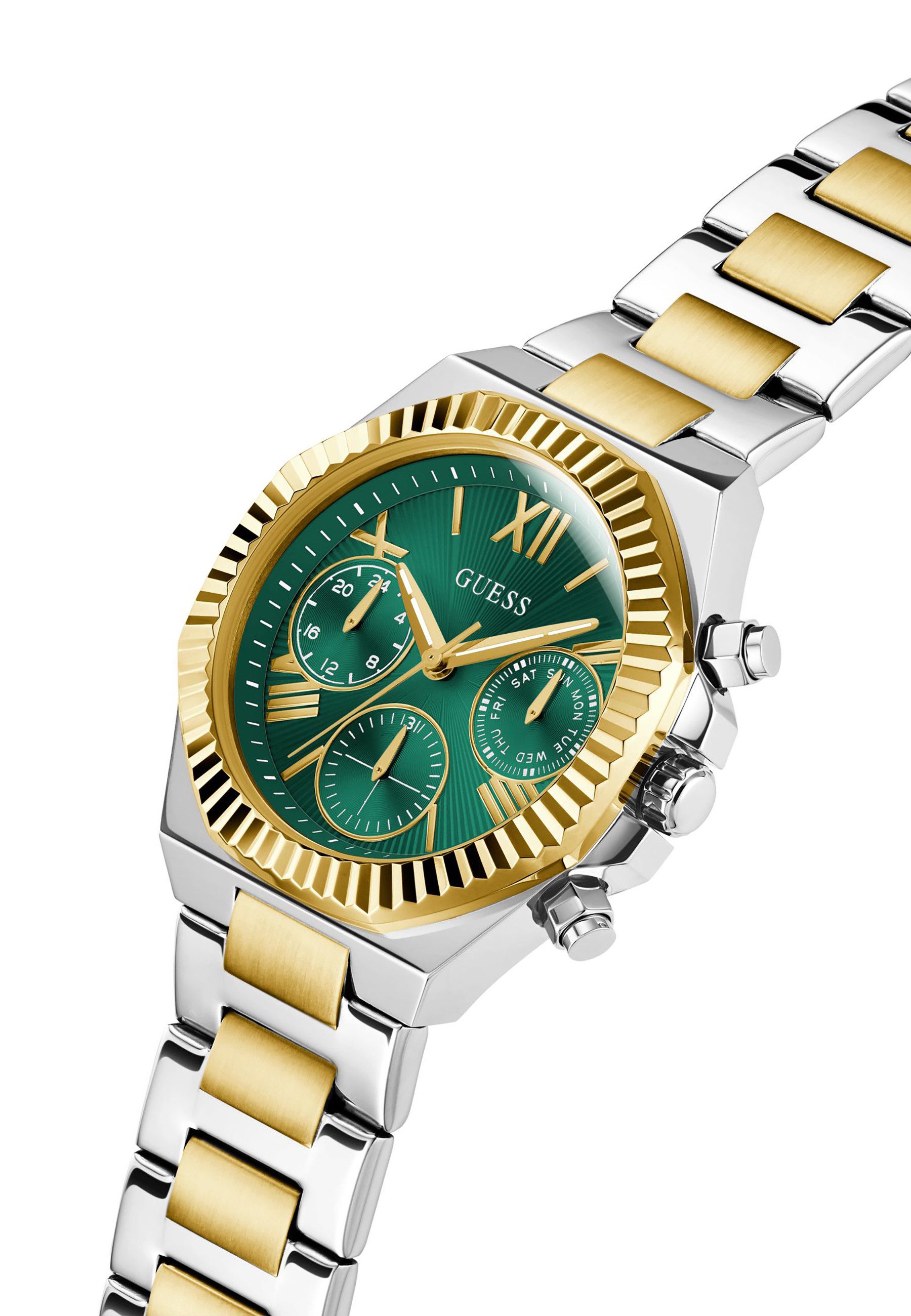 Guess Quarzuhr EQUALITY, (1-tlg., Not a set – not applicable to this product), Chronographenuhr