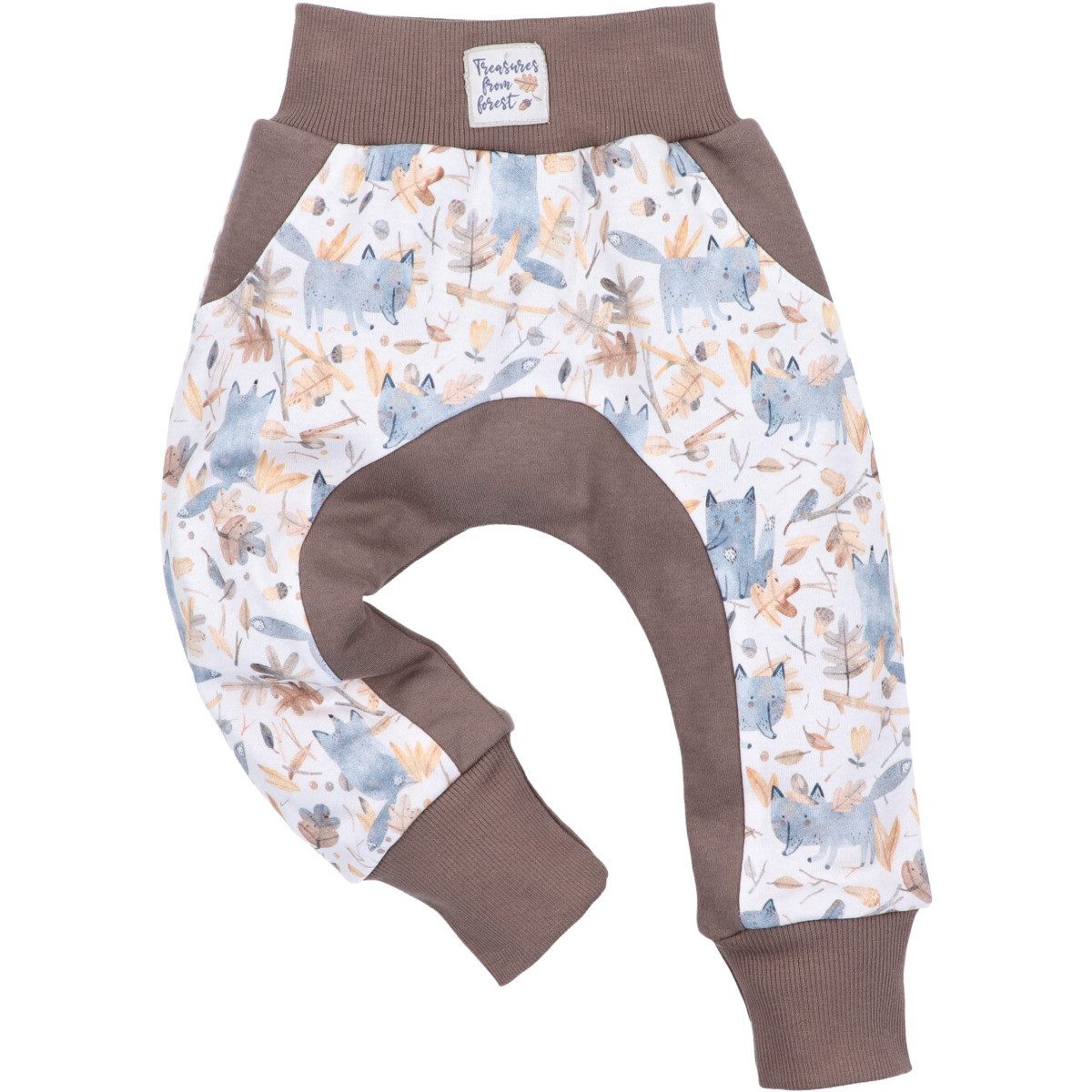 NINI Stoffhose Fuchs Unisex Kinder (1-tlg) Stoffhose, Jogginghose, Jogger, Sporthose, Chino