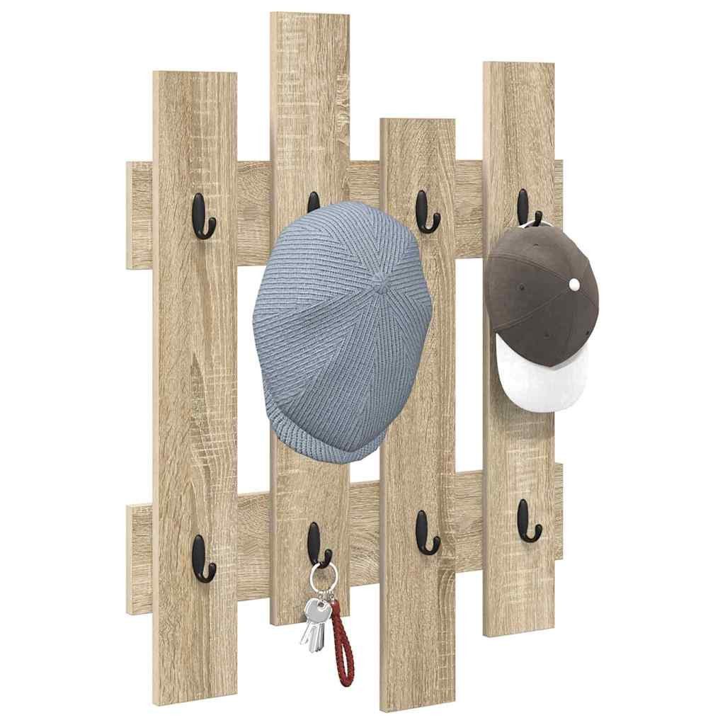 vidaXL Regal Wandmontierter Kleiderständer Sonoma Eiche günstig online kaufen