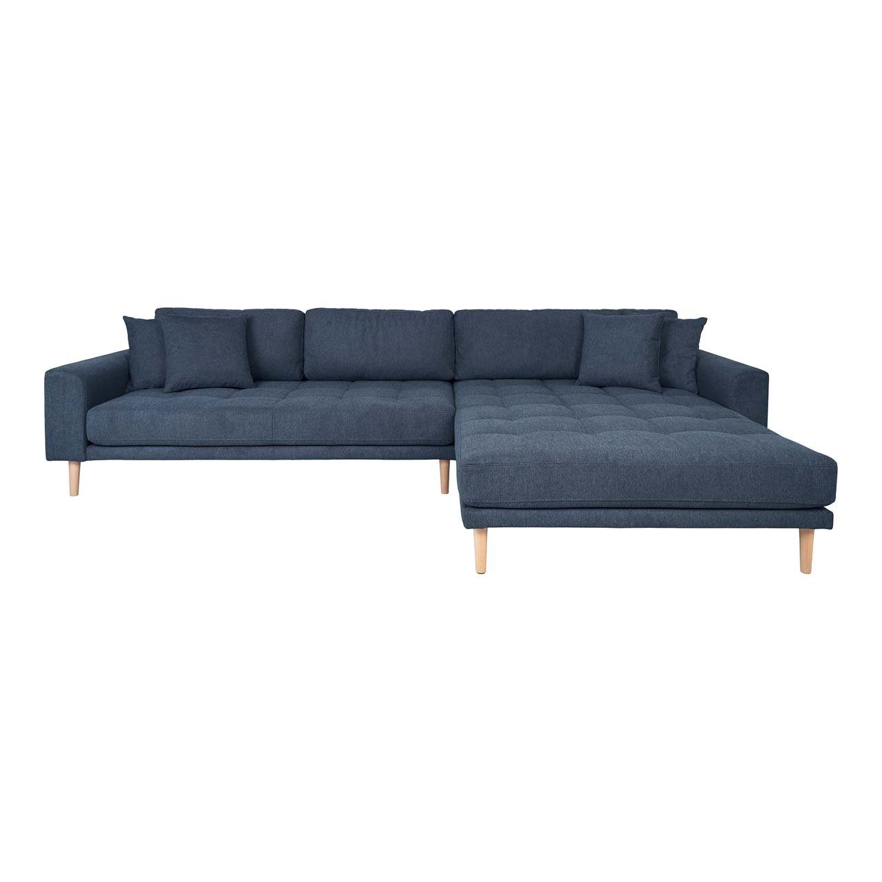 rechts Lido gewendet Sofa Kisse Sofa, 4 Loungesofa Dunkelblau mit ebuy24